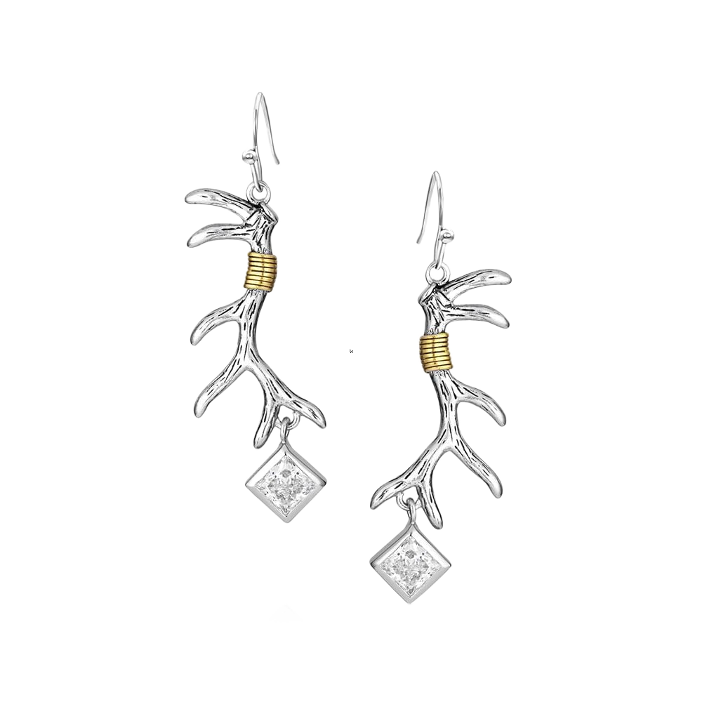 Montana Silversmiths Montana Silversmiths Nature's Art Crystal Earrings - $84.99 at Cabela's Program