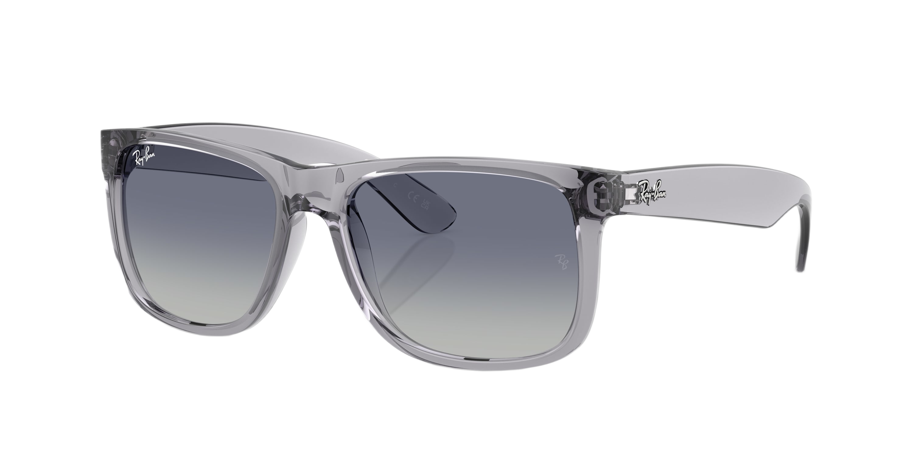 Ray-Ban Ray-Ban Justin Classic RB4165 Gradient Sunglasses - Transparent Gray/Light Gray/Blue Gradient - Small - $176.00 at Cabela's Program