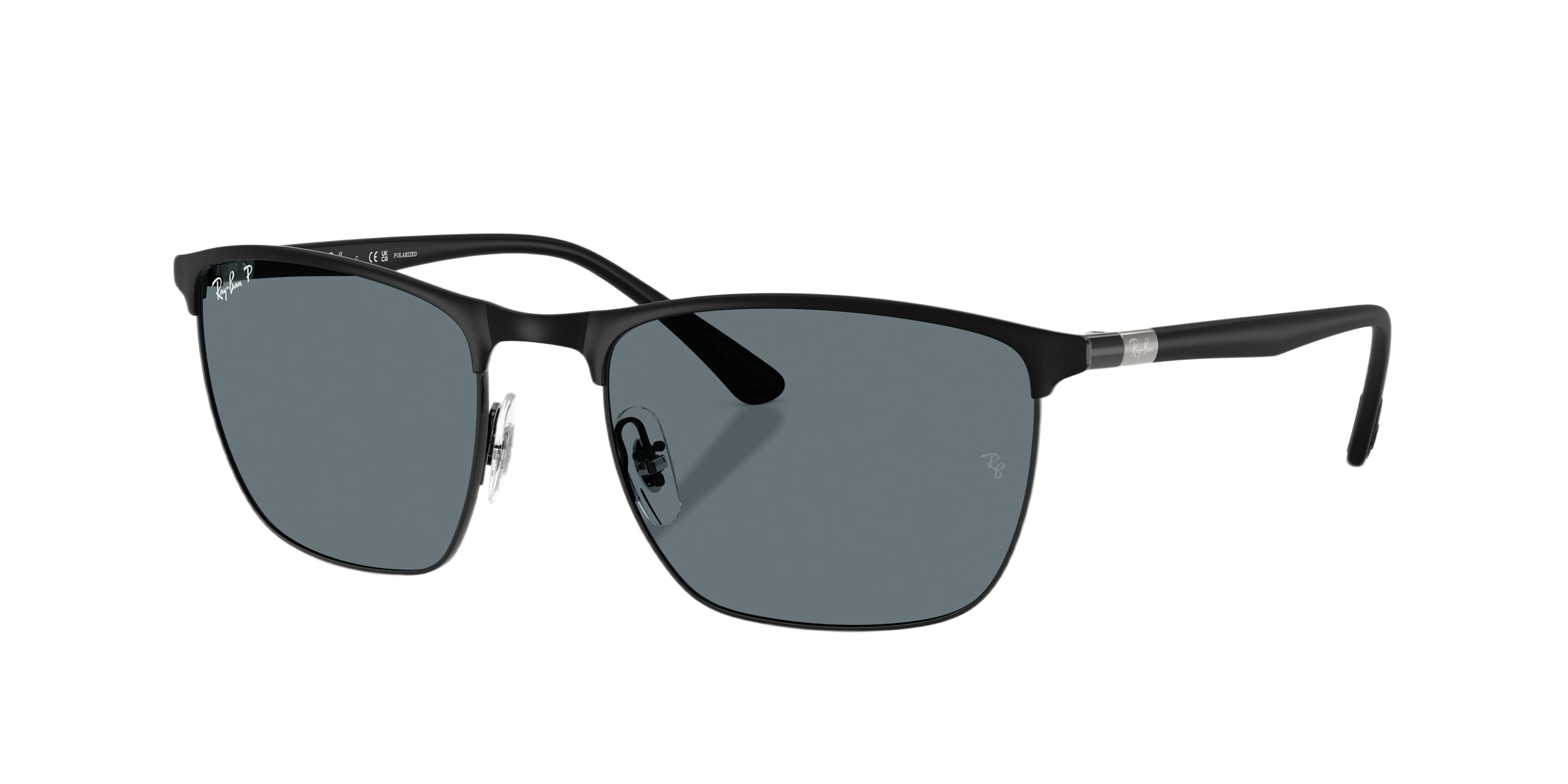 Ray-Ban Ray-Ban RB3686 Polar Classic Sunglasses - Matte Black/Dark Blue - X-Large - $268.00 at Cabela's Program