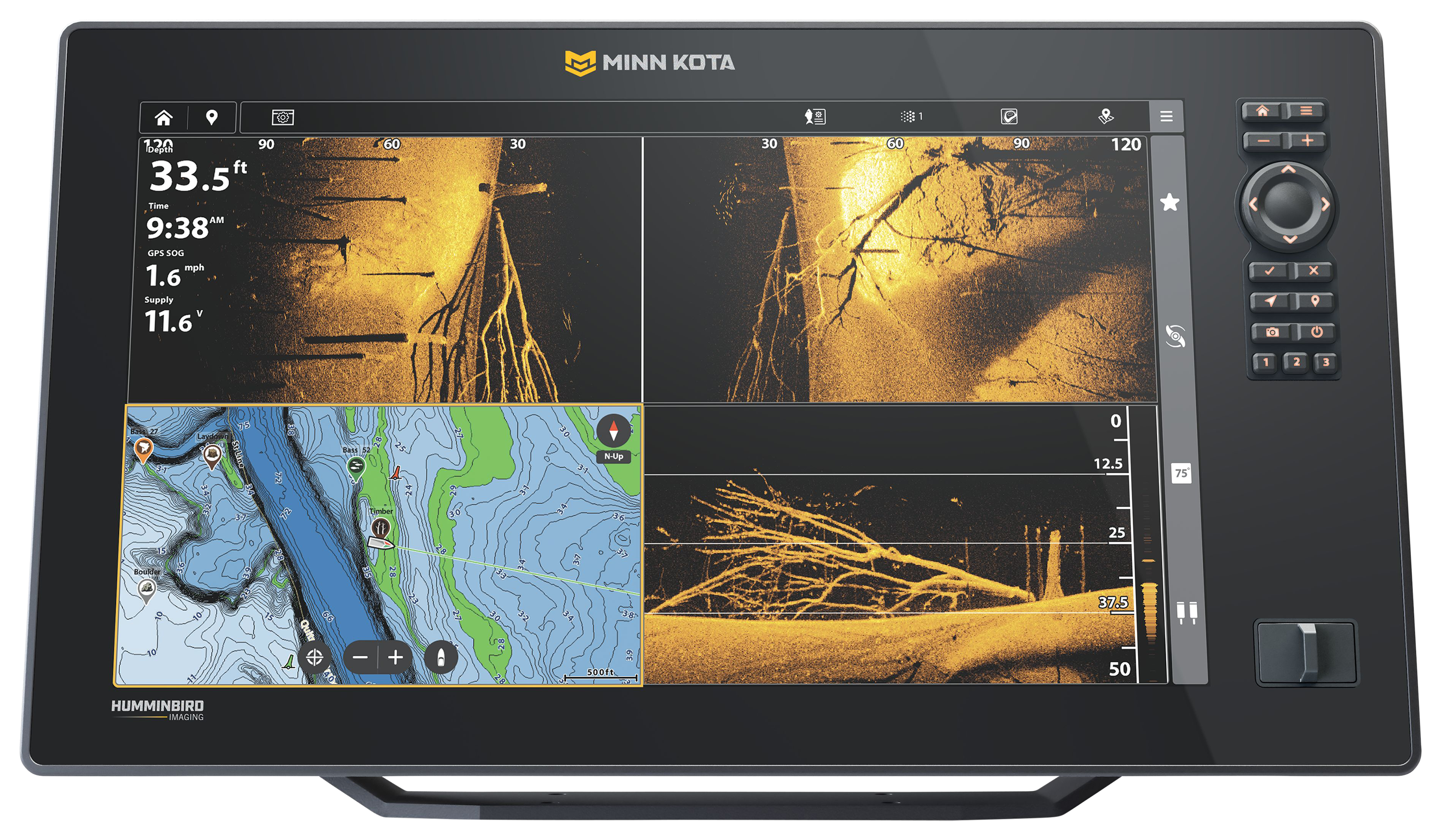 Minn Kota Minn Kota X Series Fish Finder/Chartplotter with Transducer - 16' - $3999.99 at Cabela's Program
