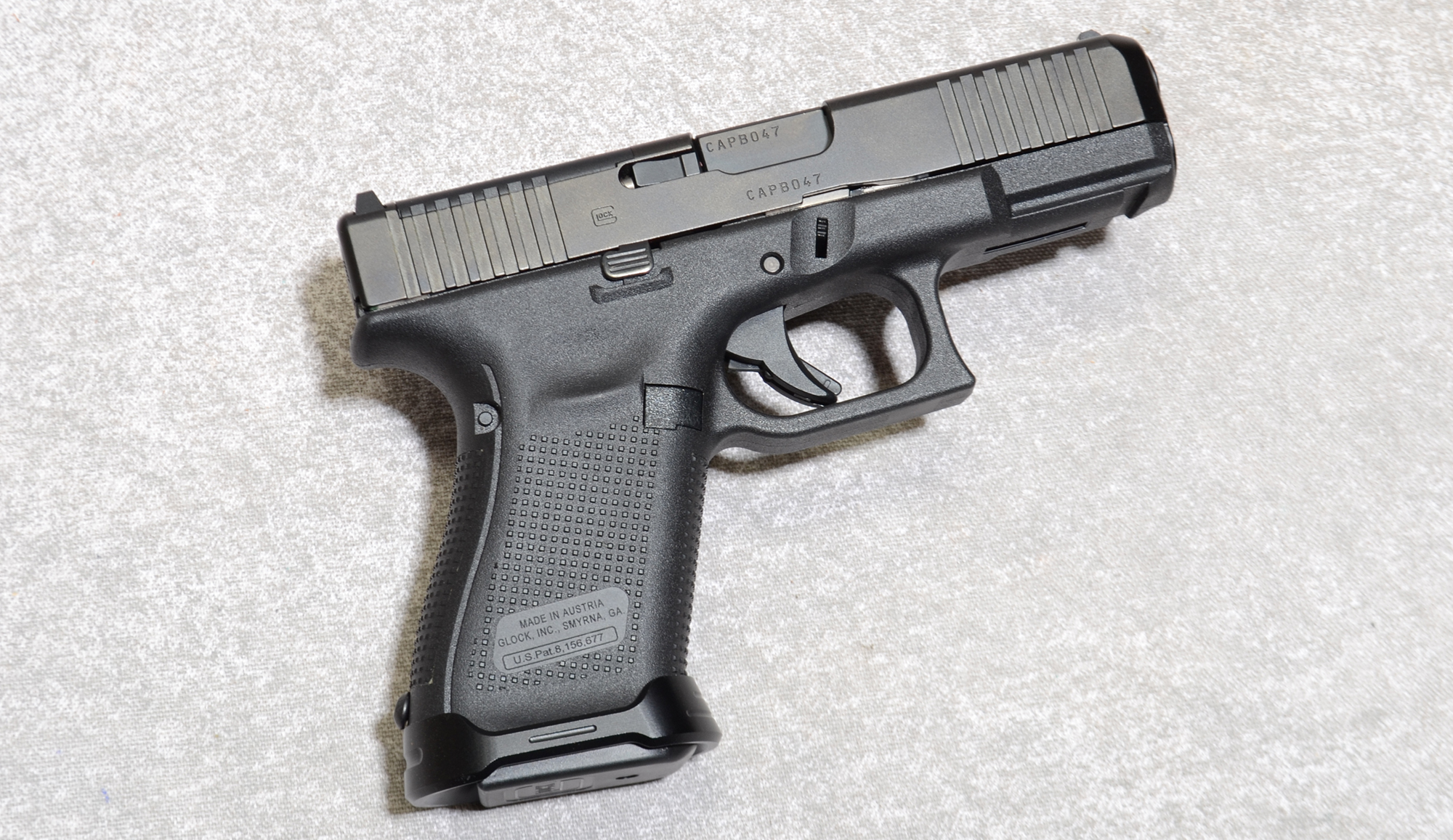 Glock 19 Gen 5 Pistol, 9mm, 4.01? Barrel