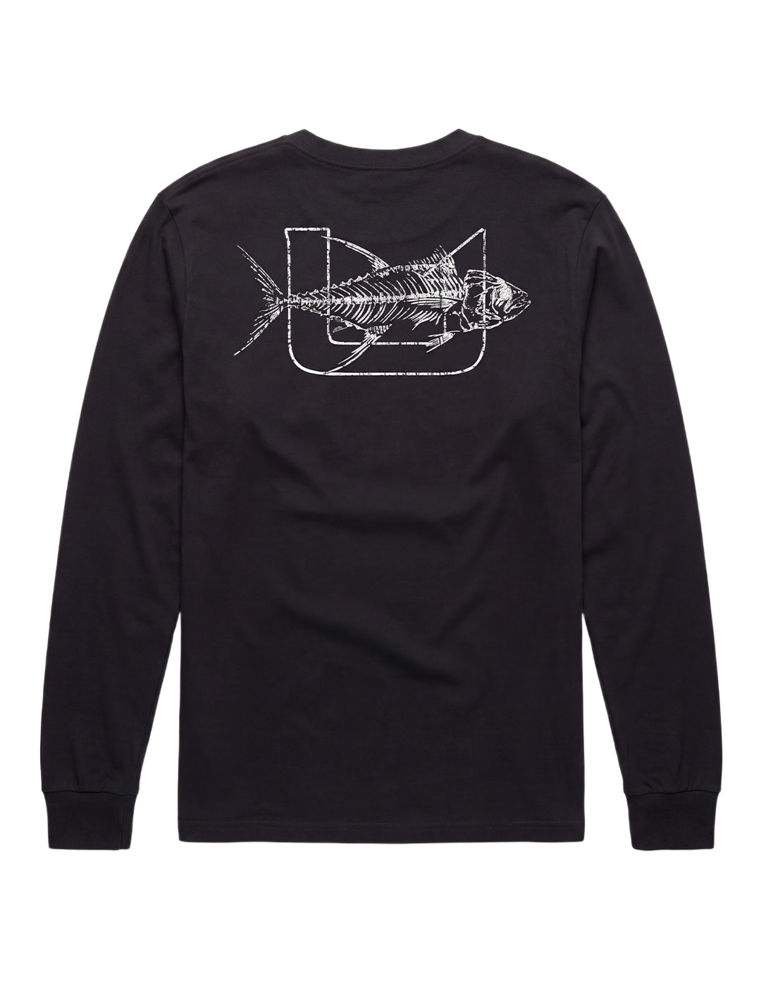 Huk Huk KC Fish Bones Long Sleeve Pocket T-Shirt - Black - $35.00 at Cabela's Program