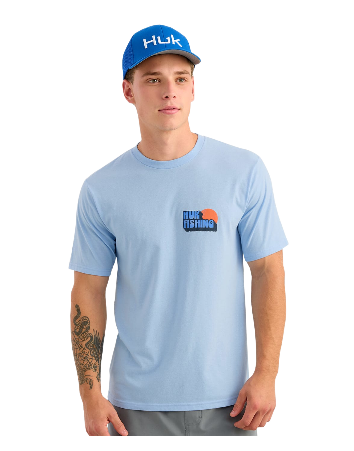 Huk Huk Bait 'N Fetch Short-Sleeve T-Shirt - Cerulean - $28.00 at Cabela's Program