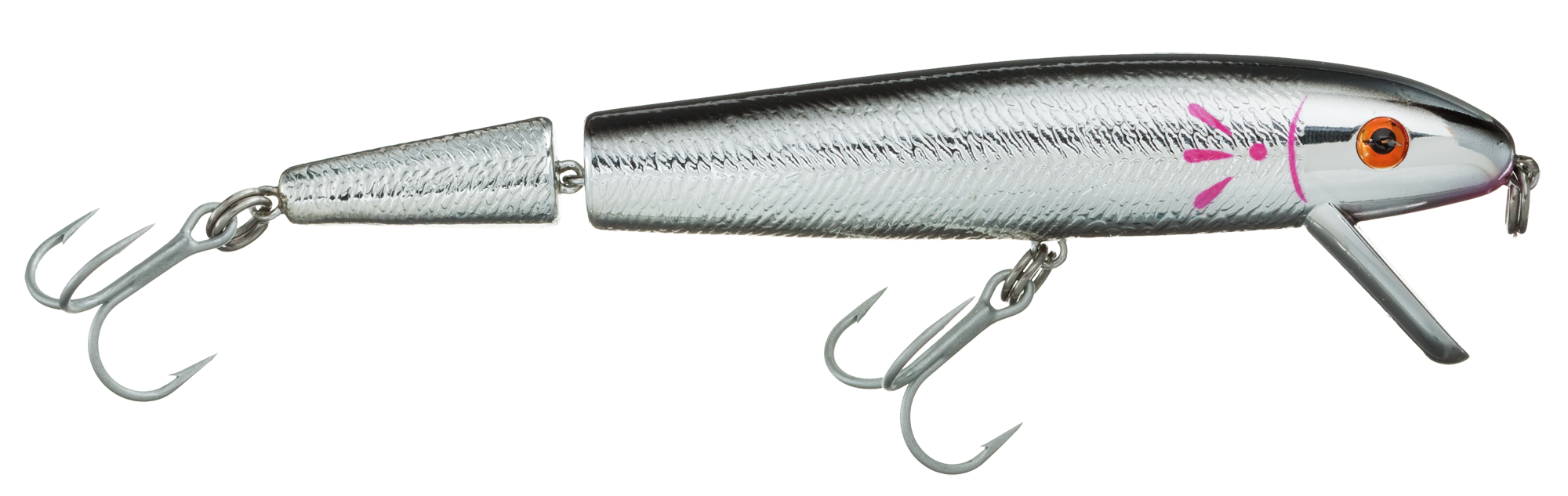 Image of Cotton Cordell CJ9 Jointed Red Fin - 5″ - Chrome/Black Back