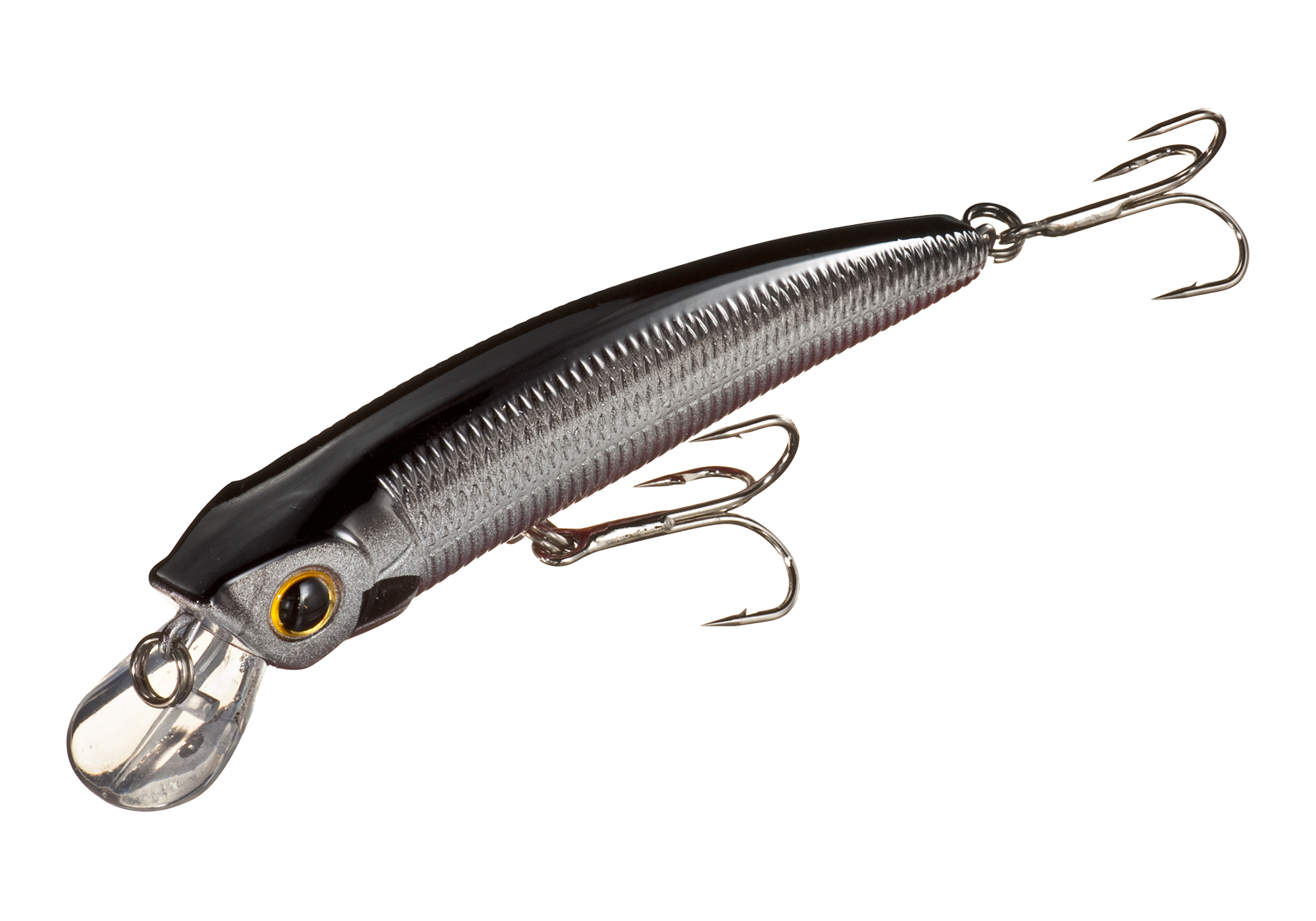 Image of Bass Pro Shops Tourney Special Minnow - 4-3/16″ - Chrome/Black Back