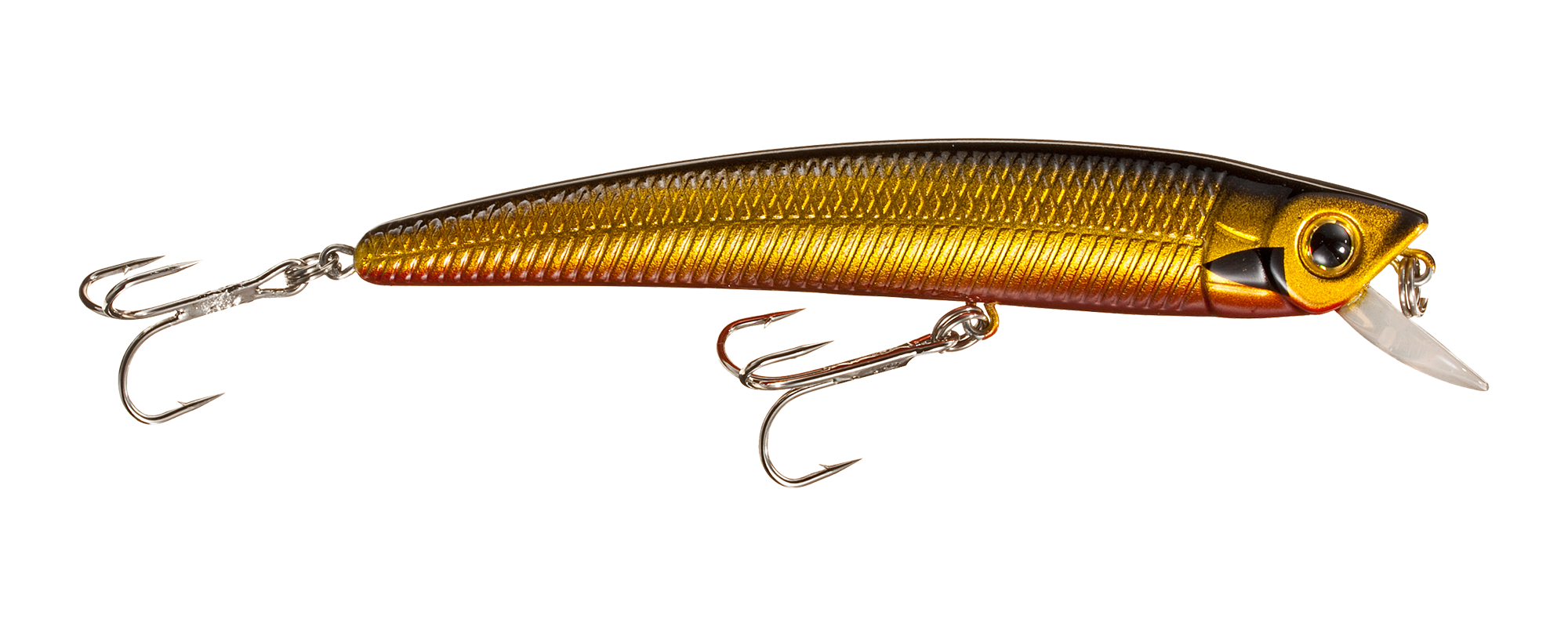 Image of Bass Pro Shops Tourney Special Minnow - 4-3/16″ - Gold Black Orange