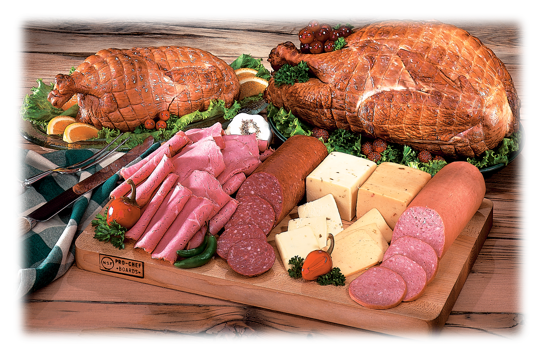 House Of Smoke Captains Choice Smoked Meat and Cheese Assortment