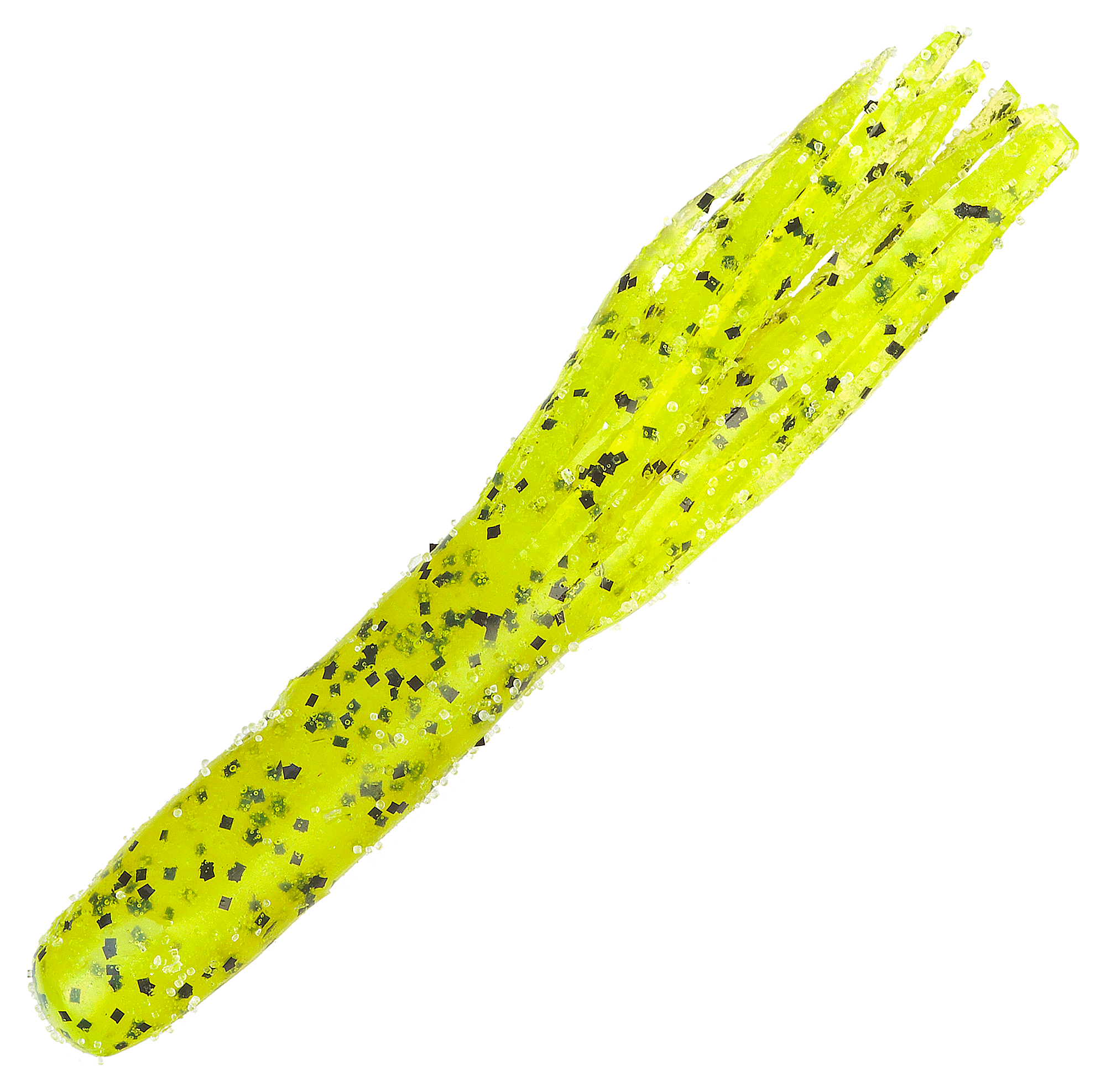 Image of Bass Pro Shops Tender Tube - 3-1/2″ - Chartreuse Pepper