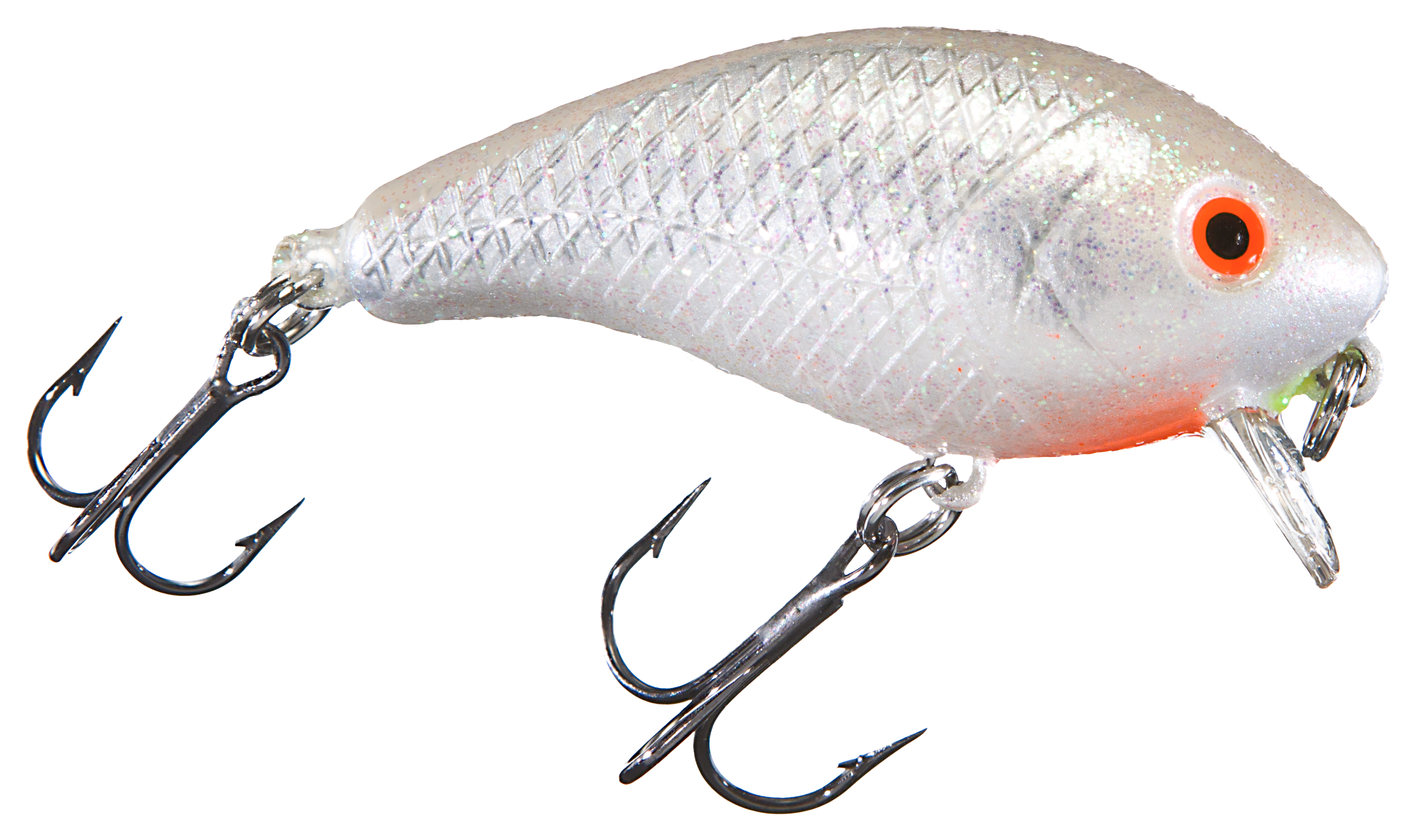 Manns Baby 1-Minus Crankbait - Gray Ghost Crystalglow