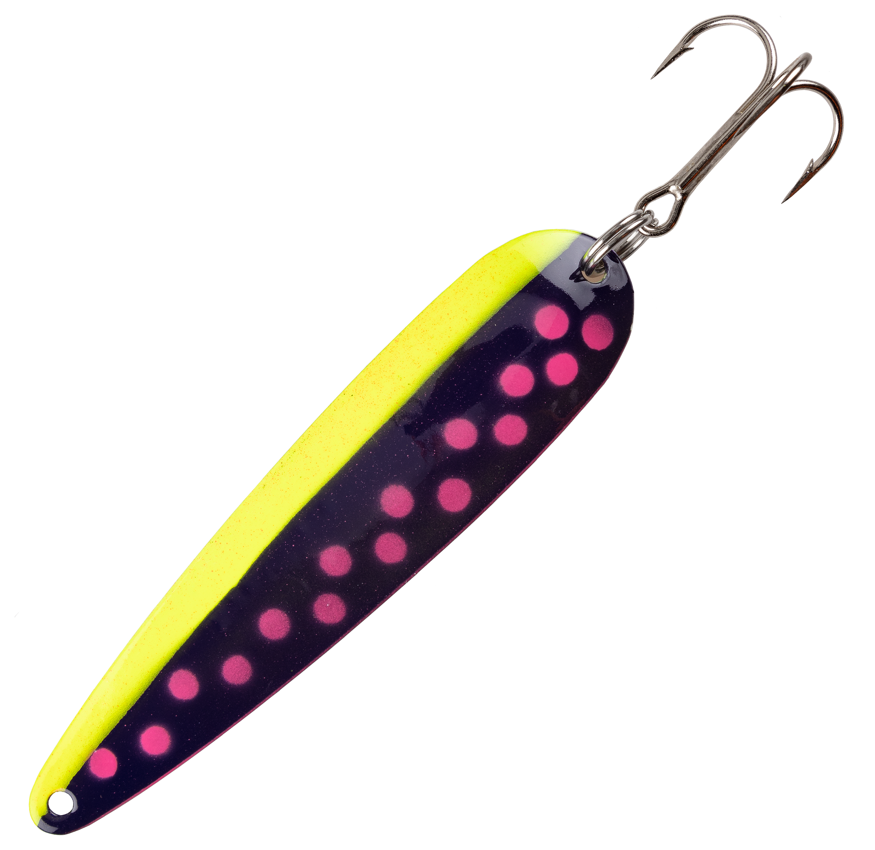 Image of Wolverine Tackle Silver Streak Spoon - 4″ - 1/2 oz. - Blueberry Muffin