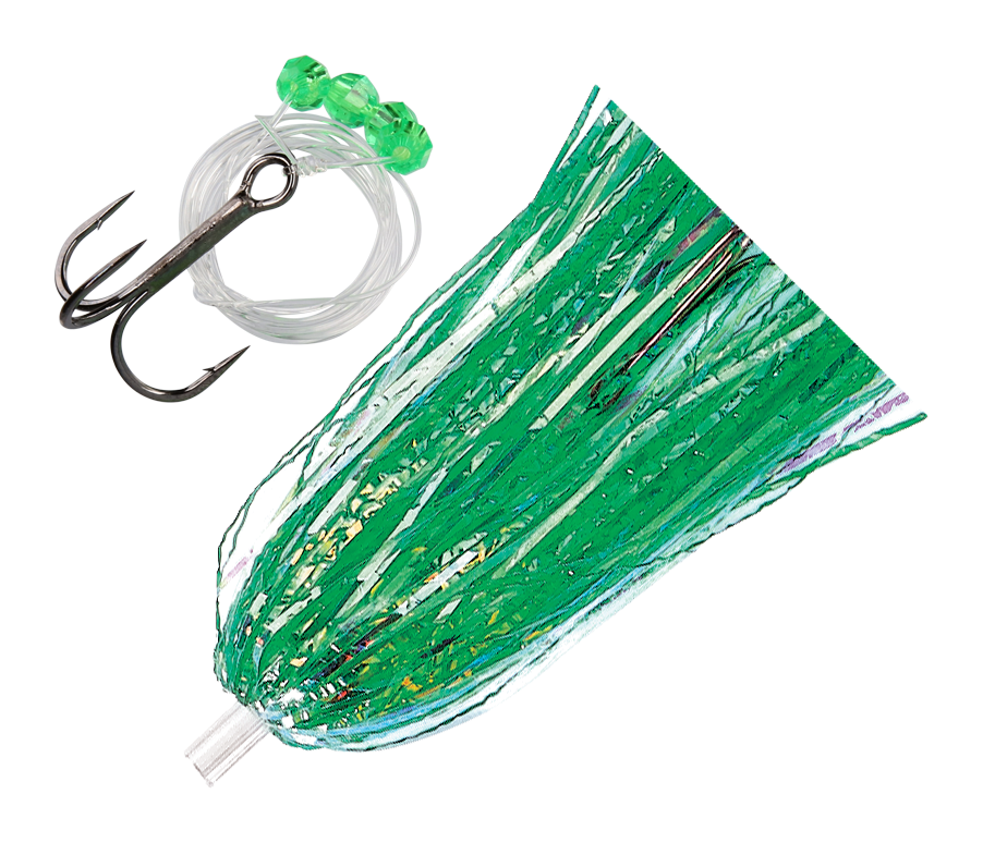 Image of Howie's Tackle Original Howie Fly Rig - 3-1/2″ - Glitter Green