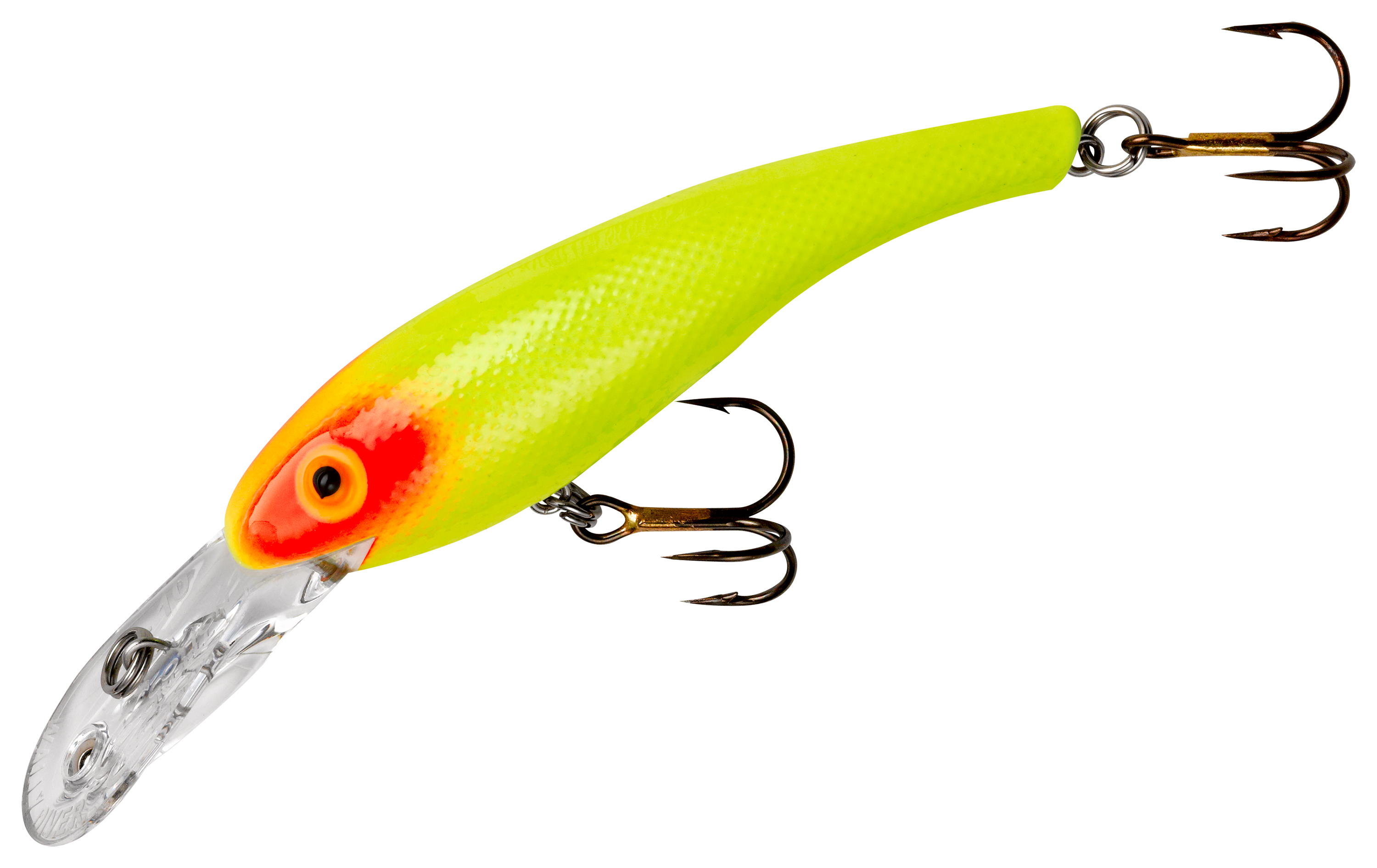 Image of Cotton Cordell Wally Diver Lure - 3-1/8' - Chartreuse/Red Eye