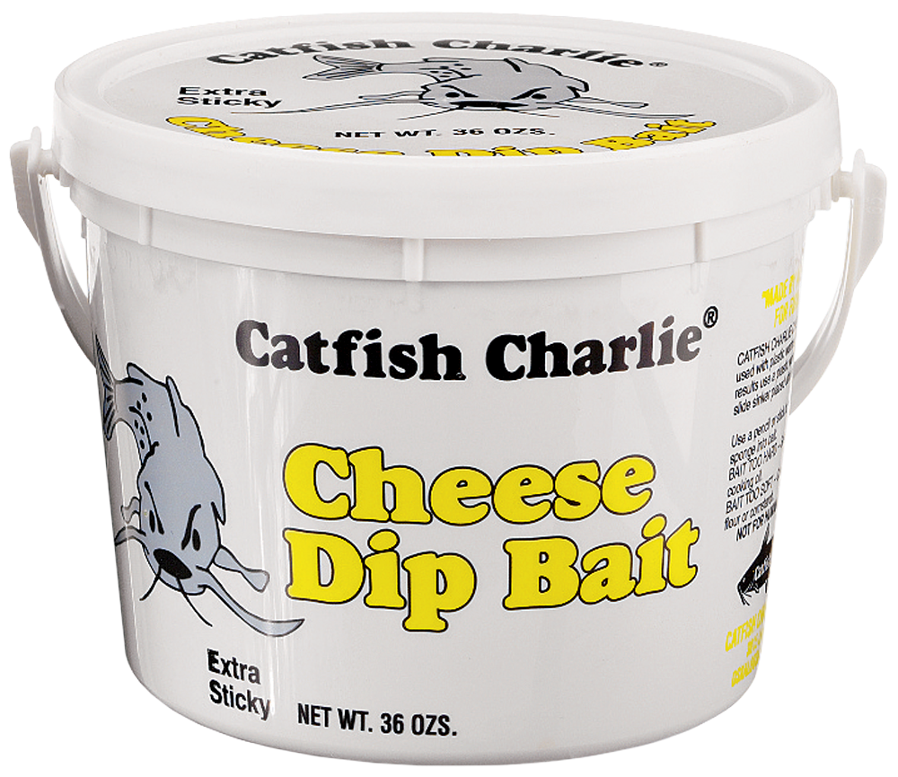 Catfish Charlie Extra-Sticky Dip Bait - 36 oz. - Cheese