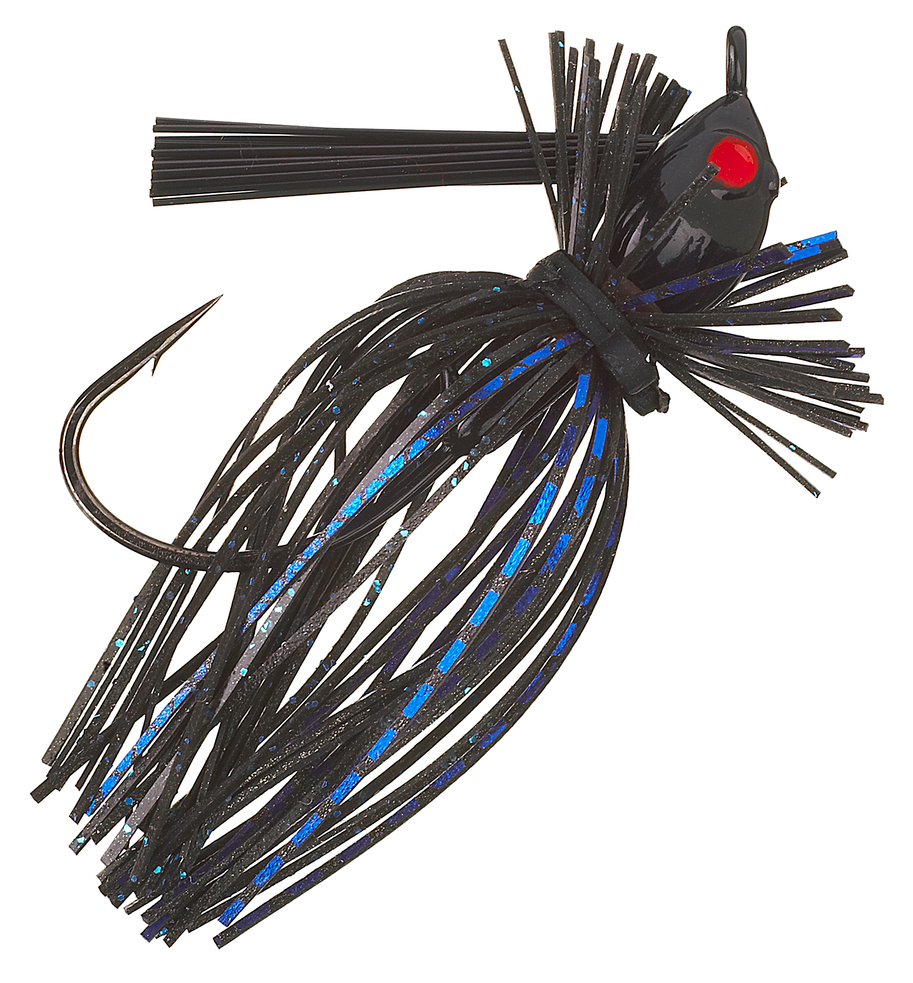 Jewel Bait EF Finesse Flipn Jig  - Black Blue Flash - 3/8 oz.