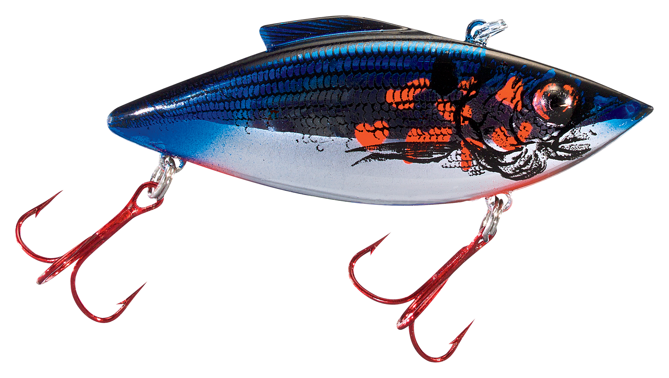 Image of Bill Lewis Original Rat-L-Trap - 3' - Chrome Blue Bleeding Shad