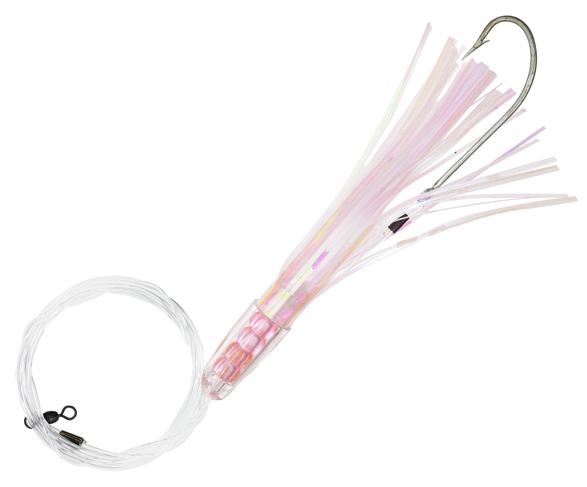 Image of C&ampH Lures Rattle Jet Saltwater Lure Rigged - Oyster Pearl Mylar