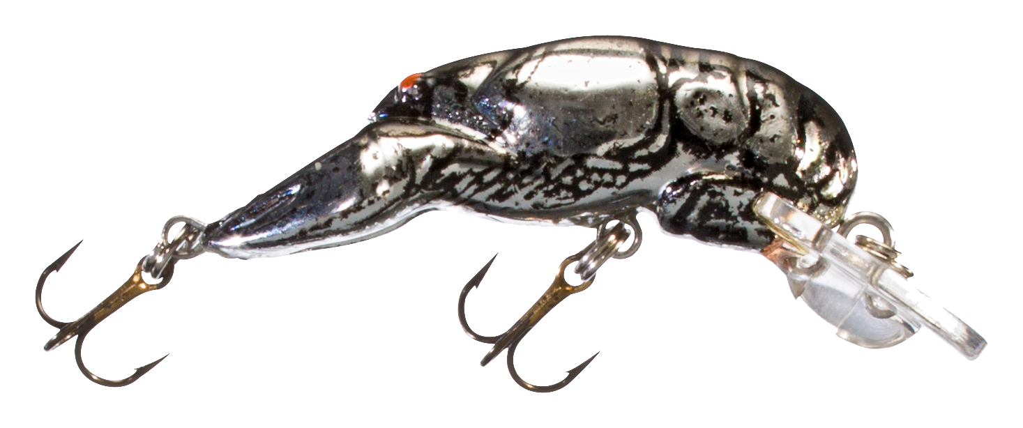 Image of Rebel Crawfish - Chrome/Black Back - 1-1/2″ - 1/10 oz.