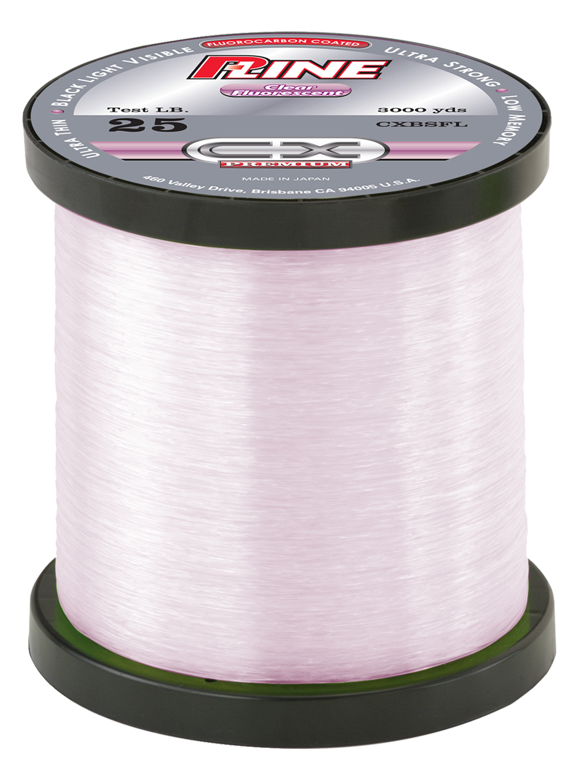 P-Line CX Premium  Fishing Line - Clear Fluorescent - 3000 Yards - 10 lb.
