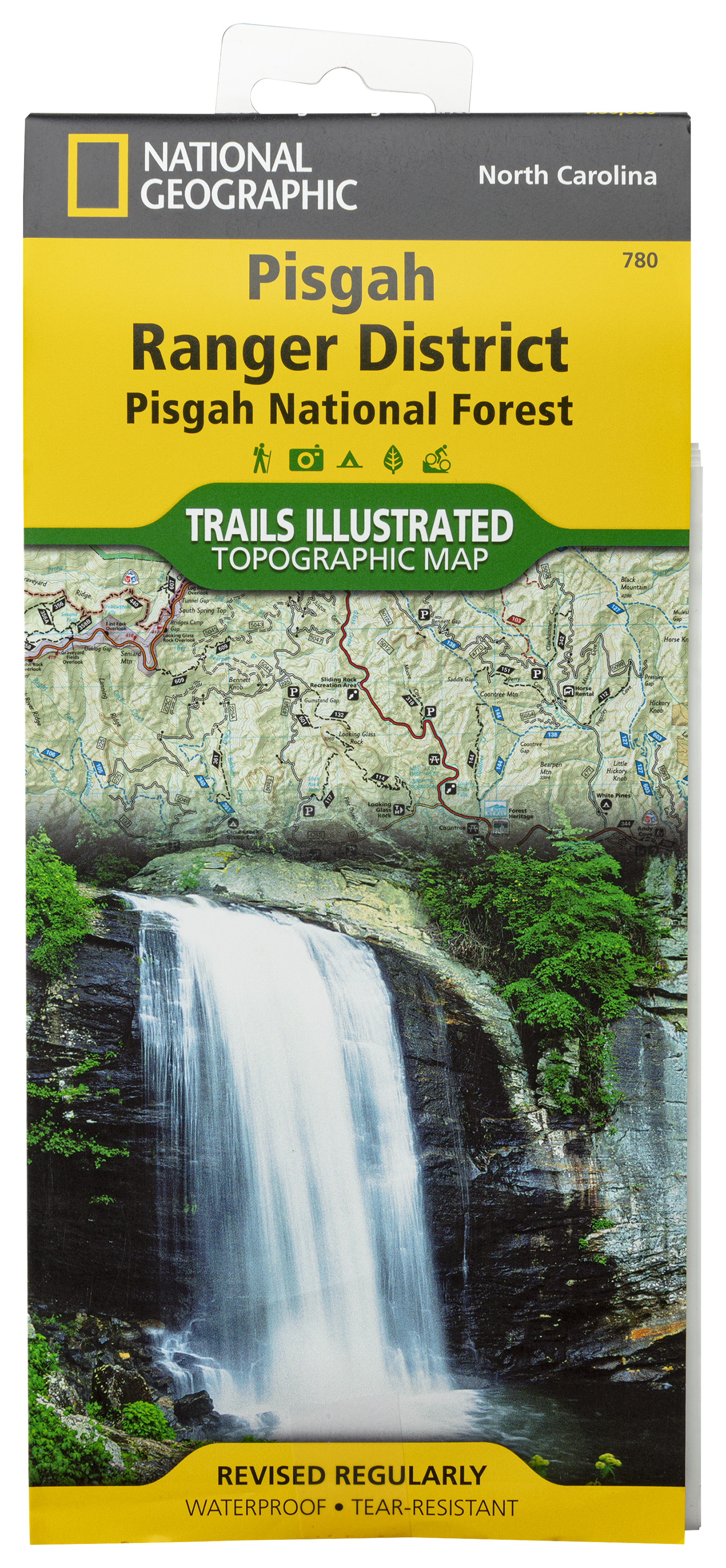 National Geographic National Forests Trails Illustrated Topographic Map Series - North Carolina - Pisgah National Forest - SW - National Geographic