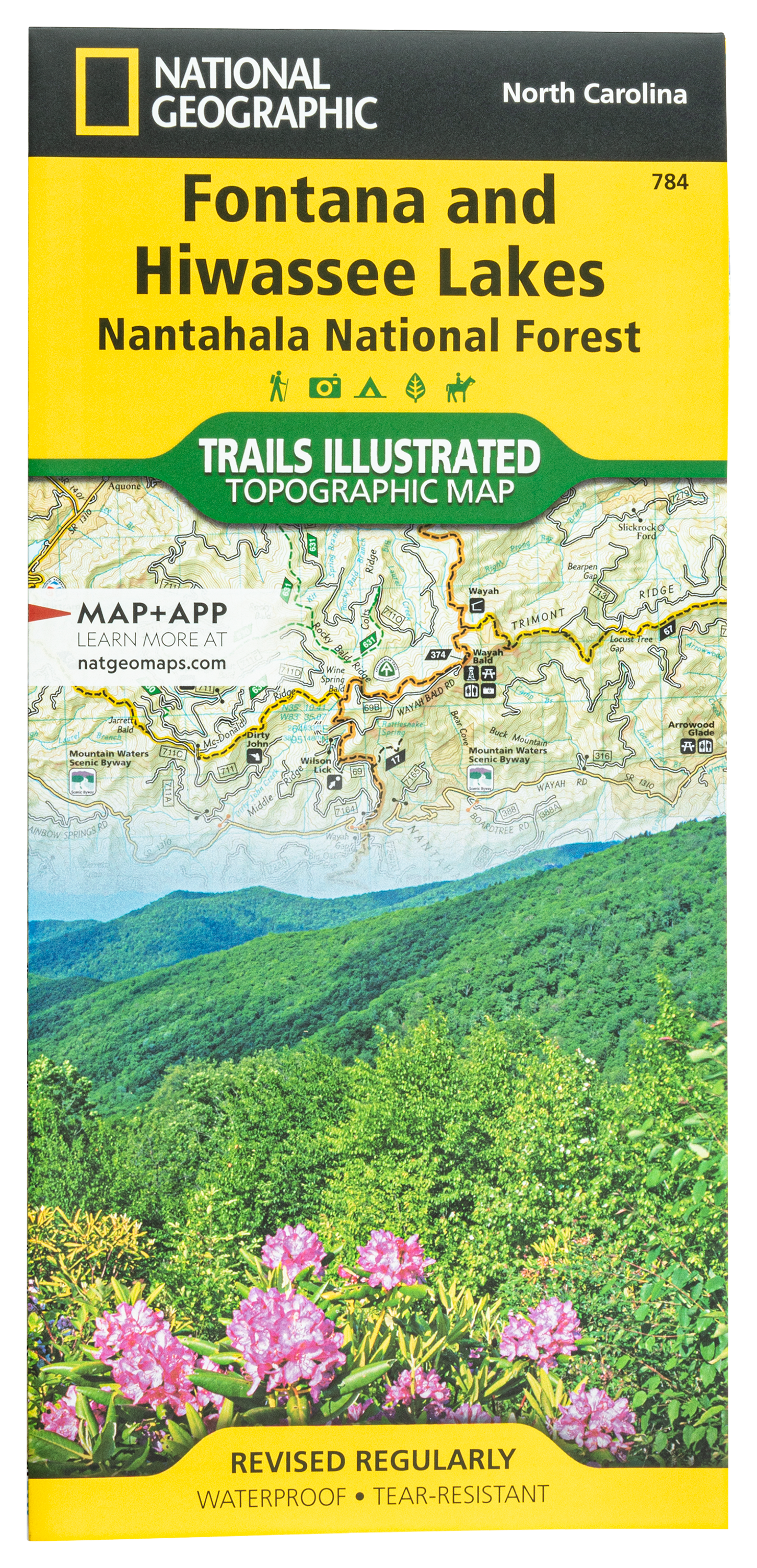 National Geographic National Forests Trails Illustrated Topographic Map Series - North Carolina - Fontana &Hiwassee Lakes - SE - National Geographic