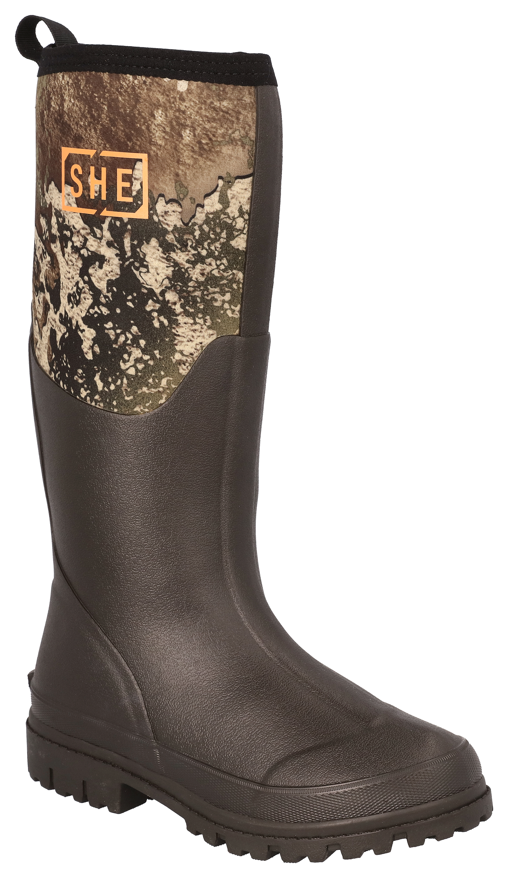 SHE Outdoor Camo Utility Waterproof Rubber Boots for Ladies