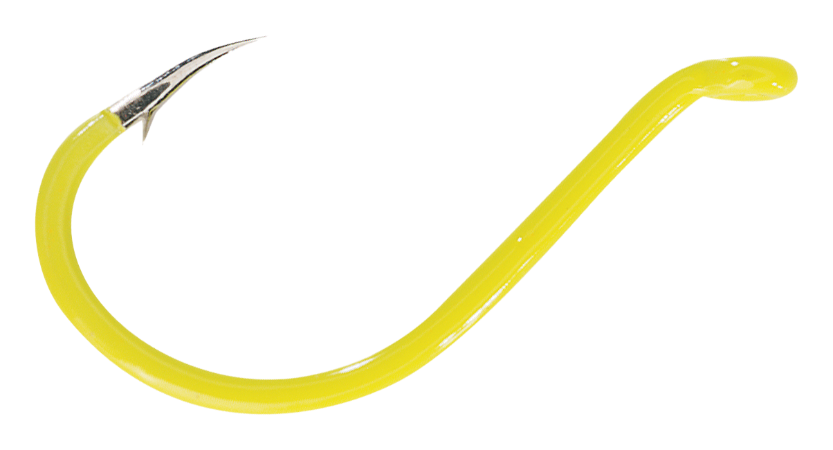 Gamakatsu Octopus Hooks - Chartreuse - 1/0 - 5 Pack