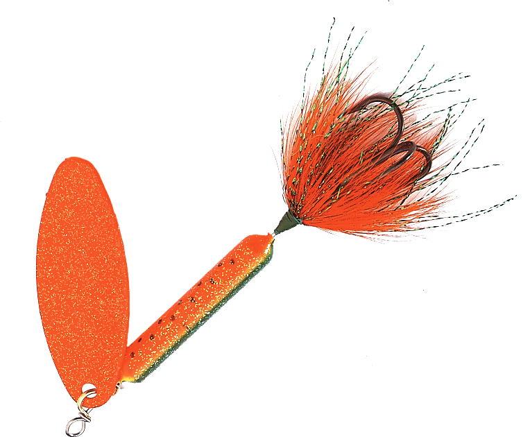 Wordens Original Rooster Tail 1/2 oz. Inline Spinner - Fire Tail