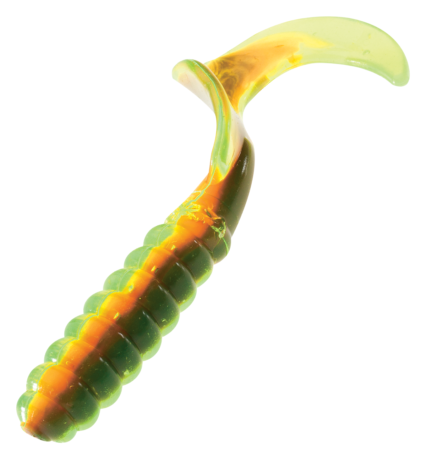 Cabelas Action Tail Grub - 3 - Firetiger
