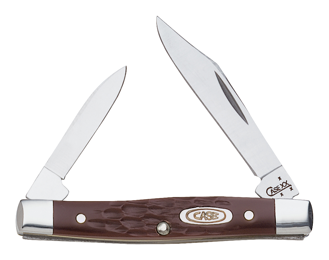 Image of Case Brown Synthetic Pocket Knife - Small Pen