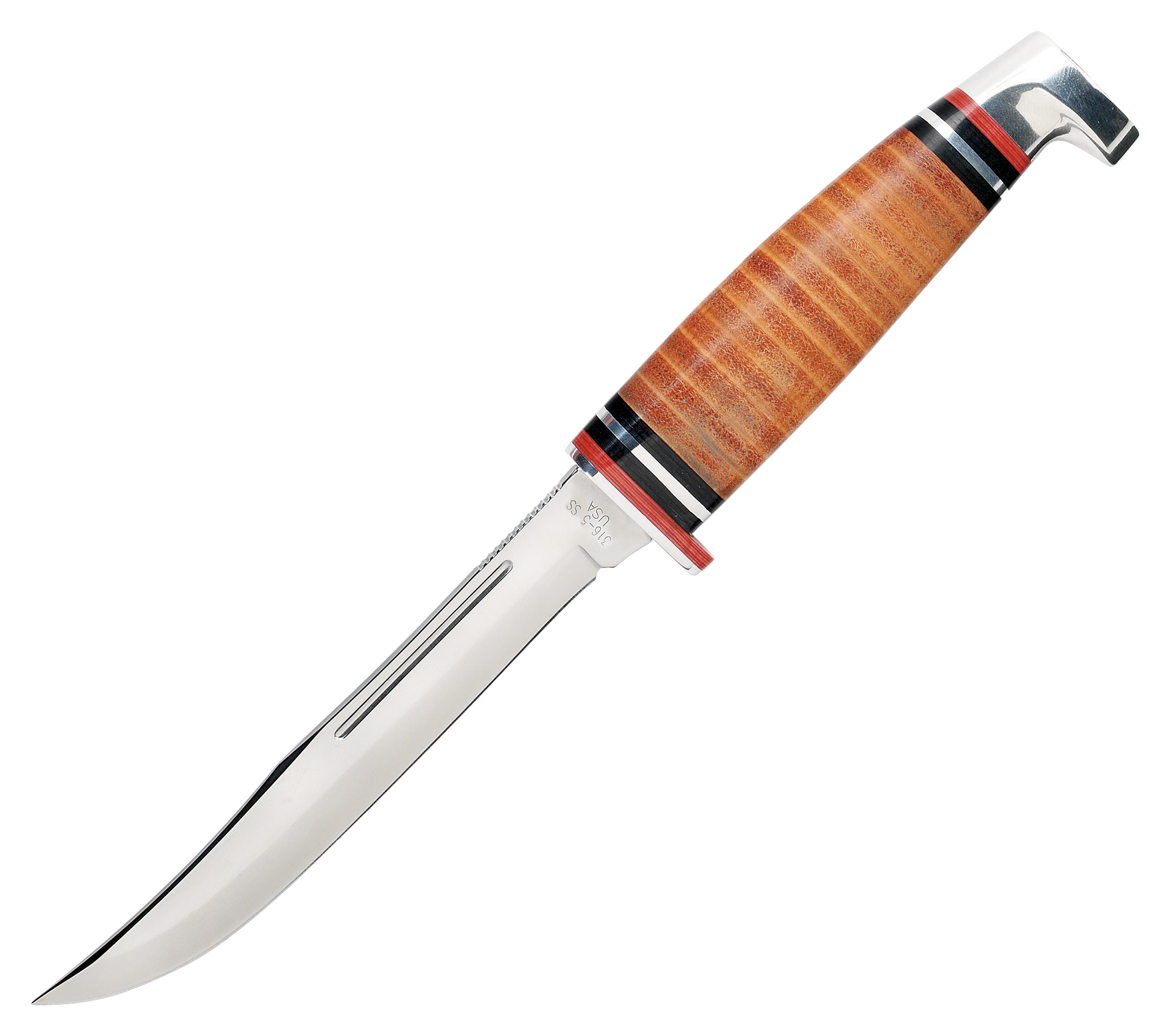 Case 381 Leather Hunter Fixed Blade Knife - 100011585 - Fishing Quality workmanship and unparalleled customer serv sku 100011585