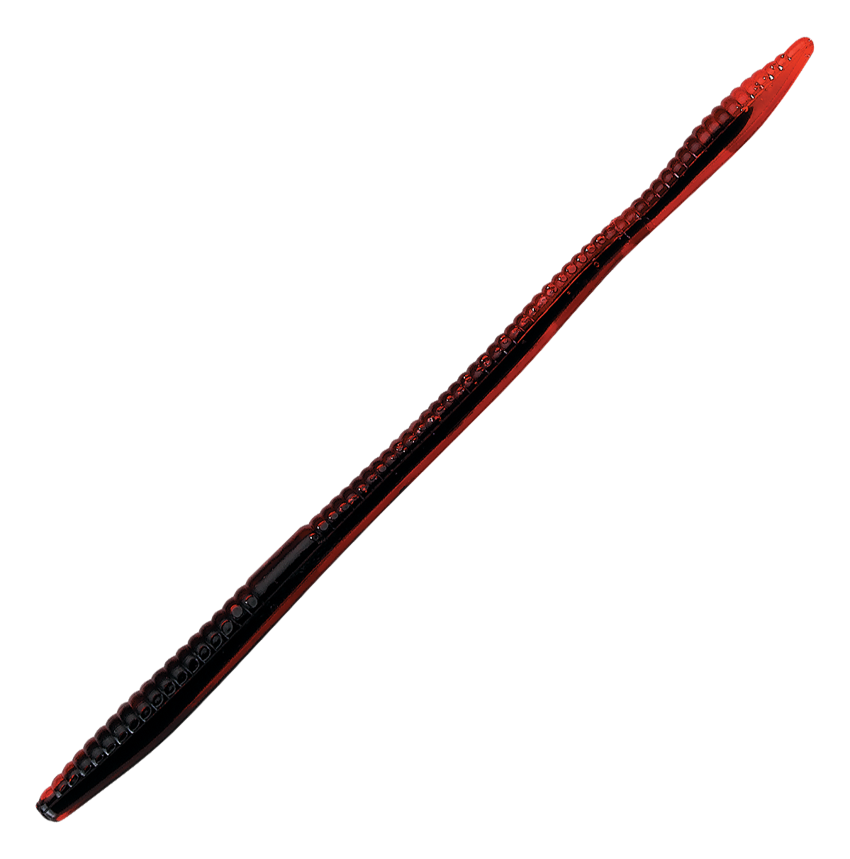 Zoom Trick Worm - 6-1/2 - Red/Black Core
