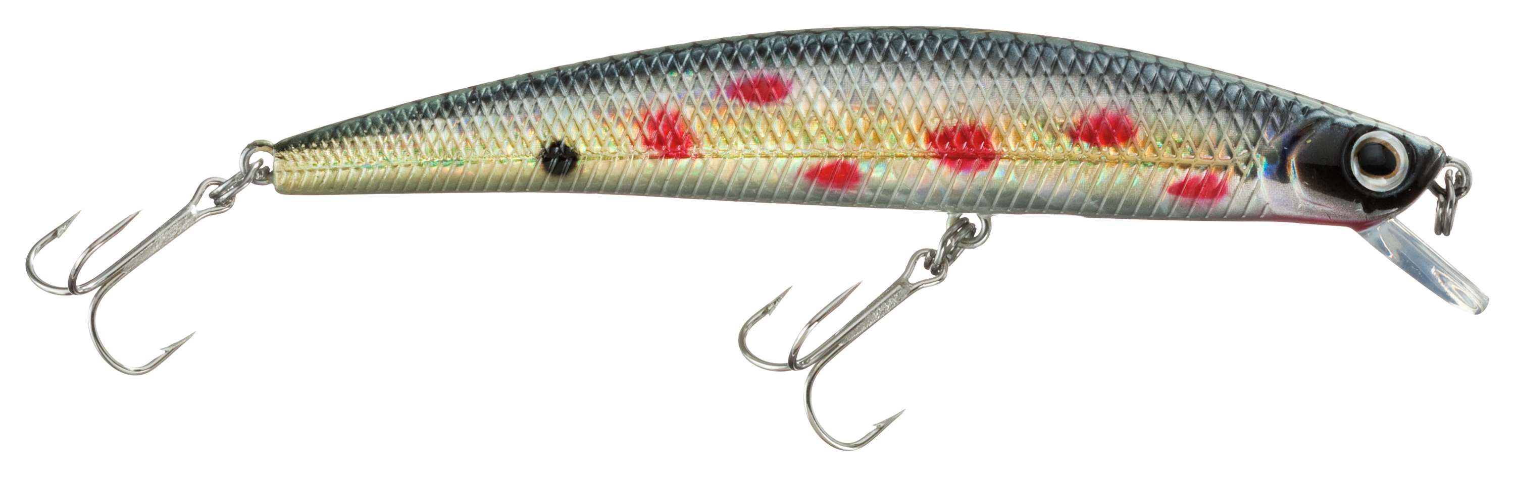 Bass Pro Shops XPS Suspending Minnow - 4 - Bleeding Tennessee Shad