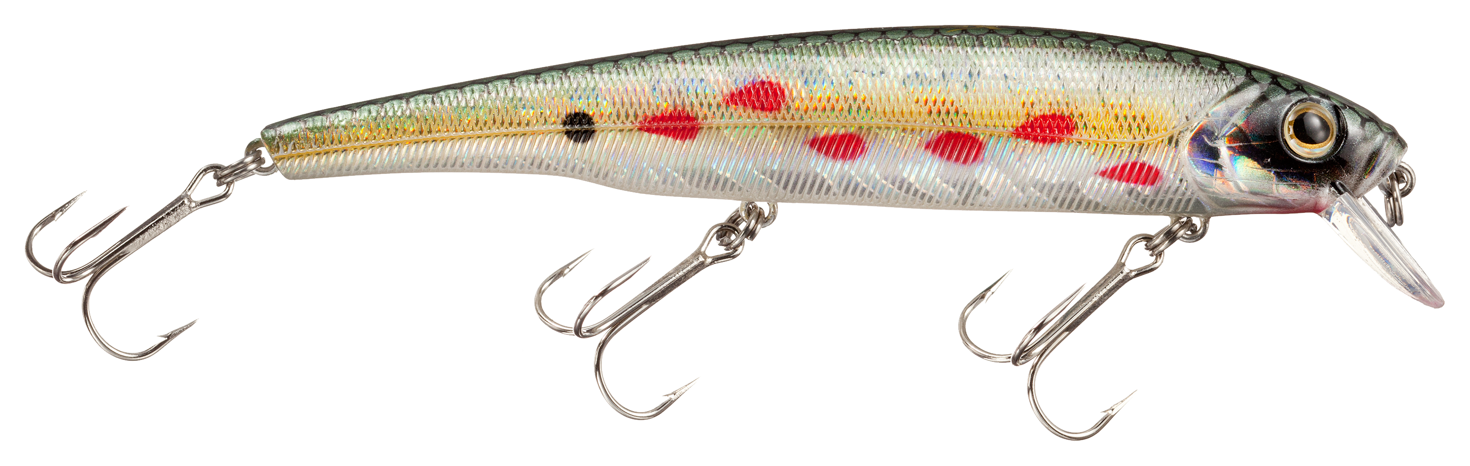 Bass Pro Shops XPS Suspending Minnow - 5 - Bleeding Tennessee Shad