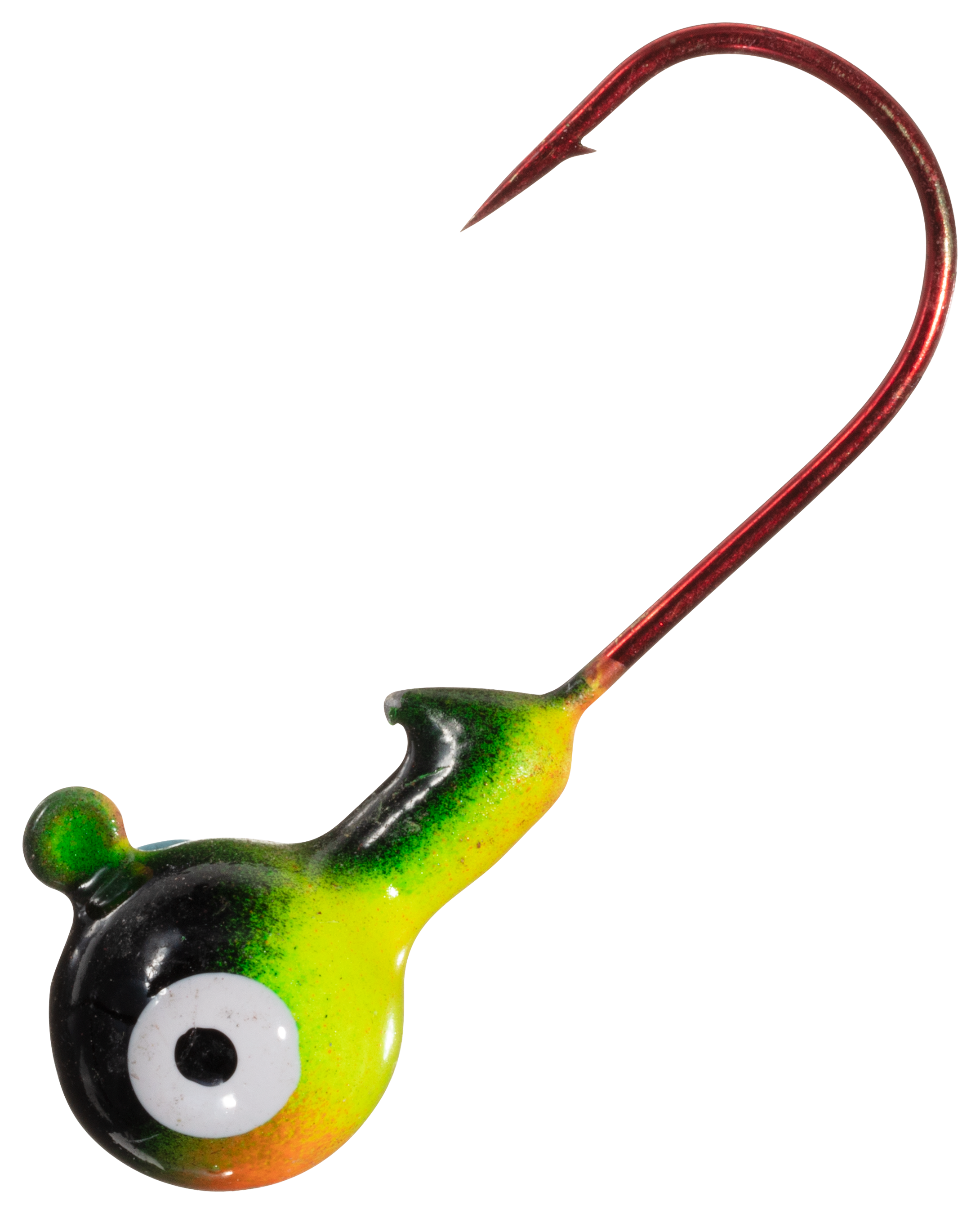 Cabelas Fisherman Series Multi-Color Round Jighead - 1/4 oz. - Firetiger