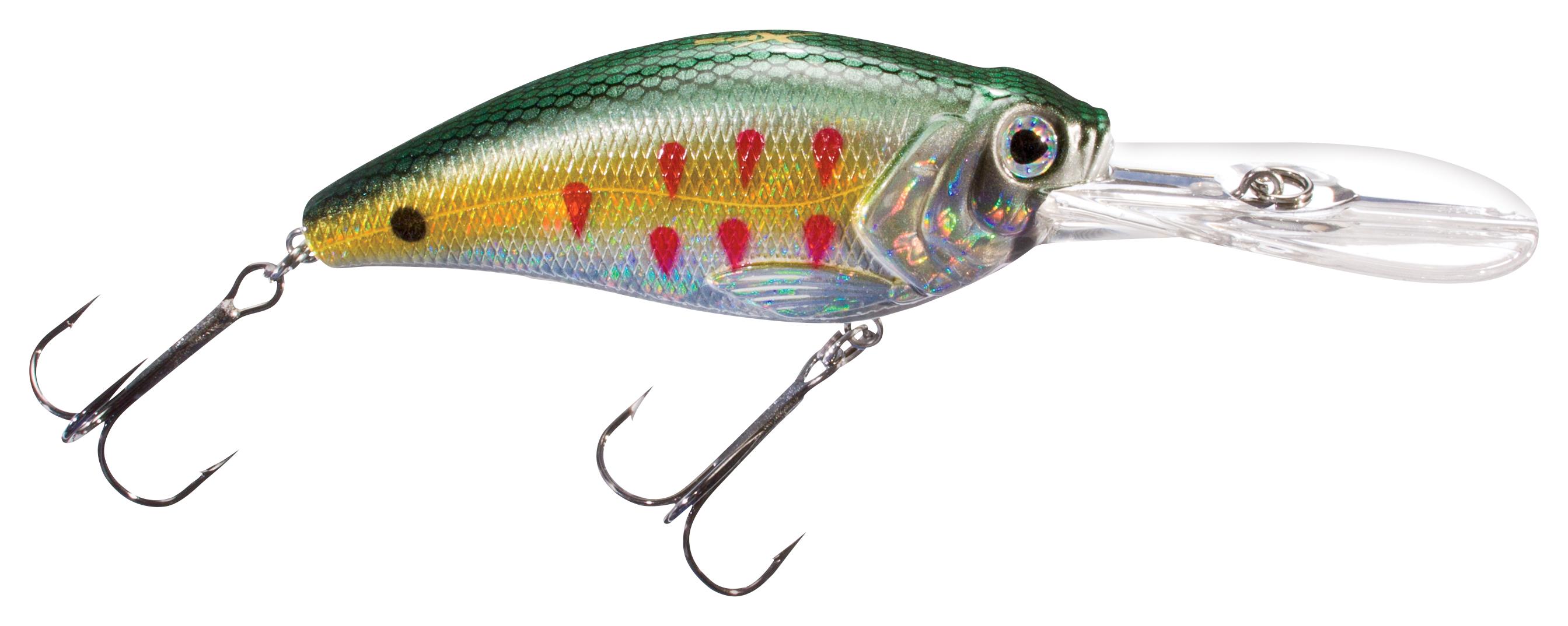Bass Pro Shops XPS Lazer Eye Deep Diver Crankbait - Bleeding Tennessee Shad
