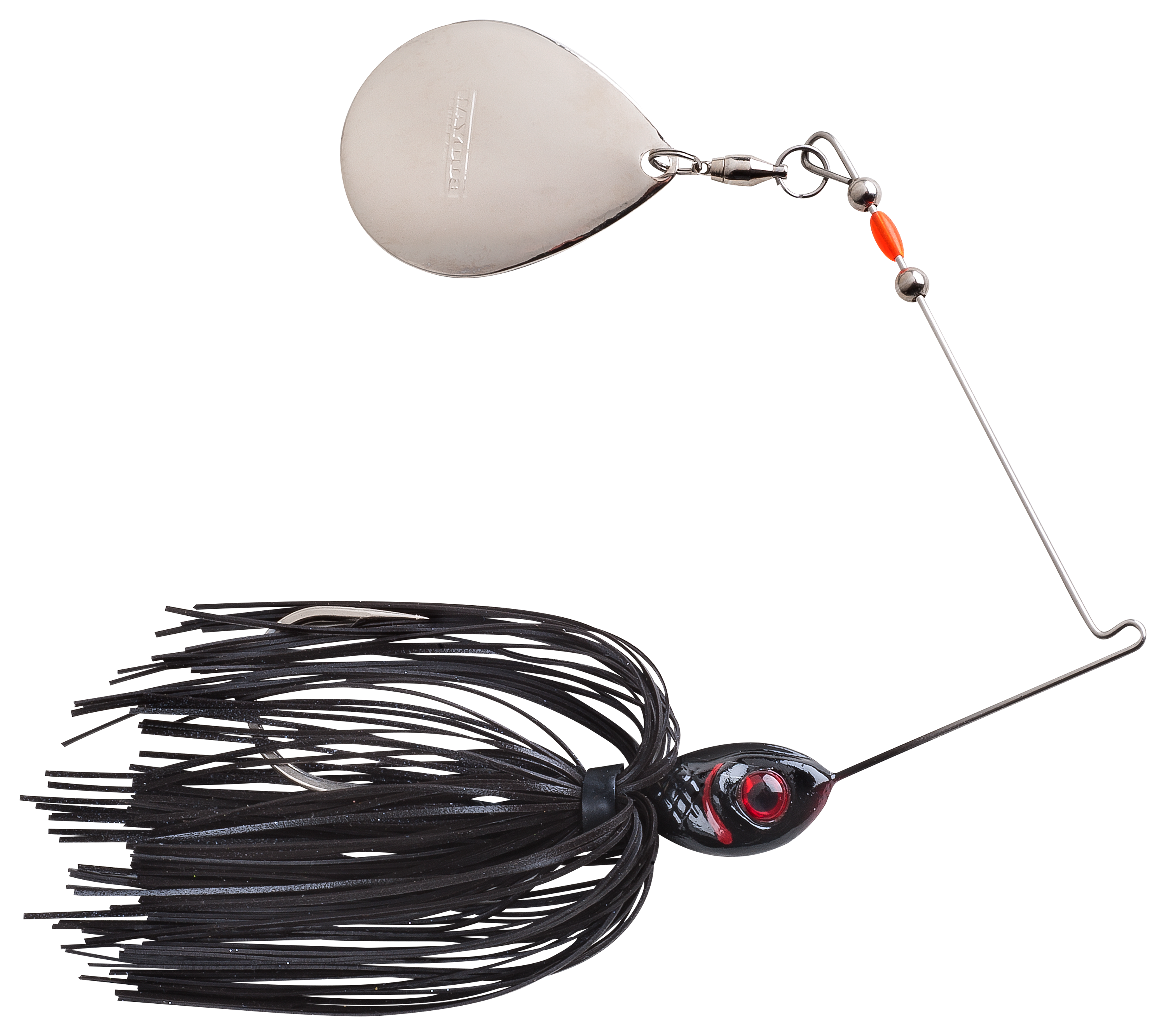 Image of BOOYAH Single Colorado Spinnerbait - 1/2 oz. - Black