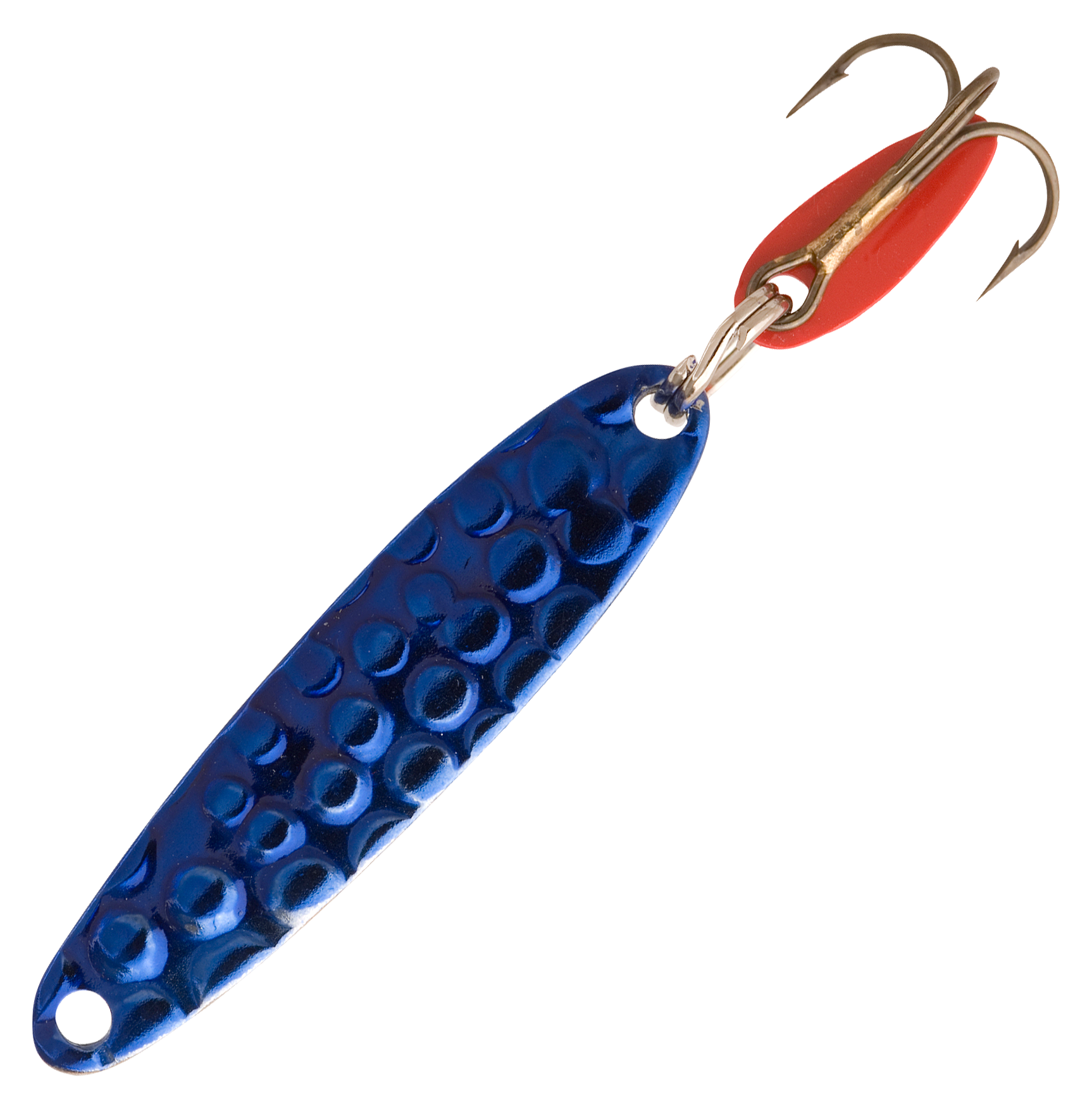 Bay de Noc Swedish Pimple - 1, 1/10 oz. - Hammered Nickel Blue
