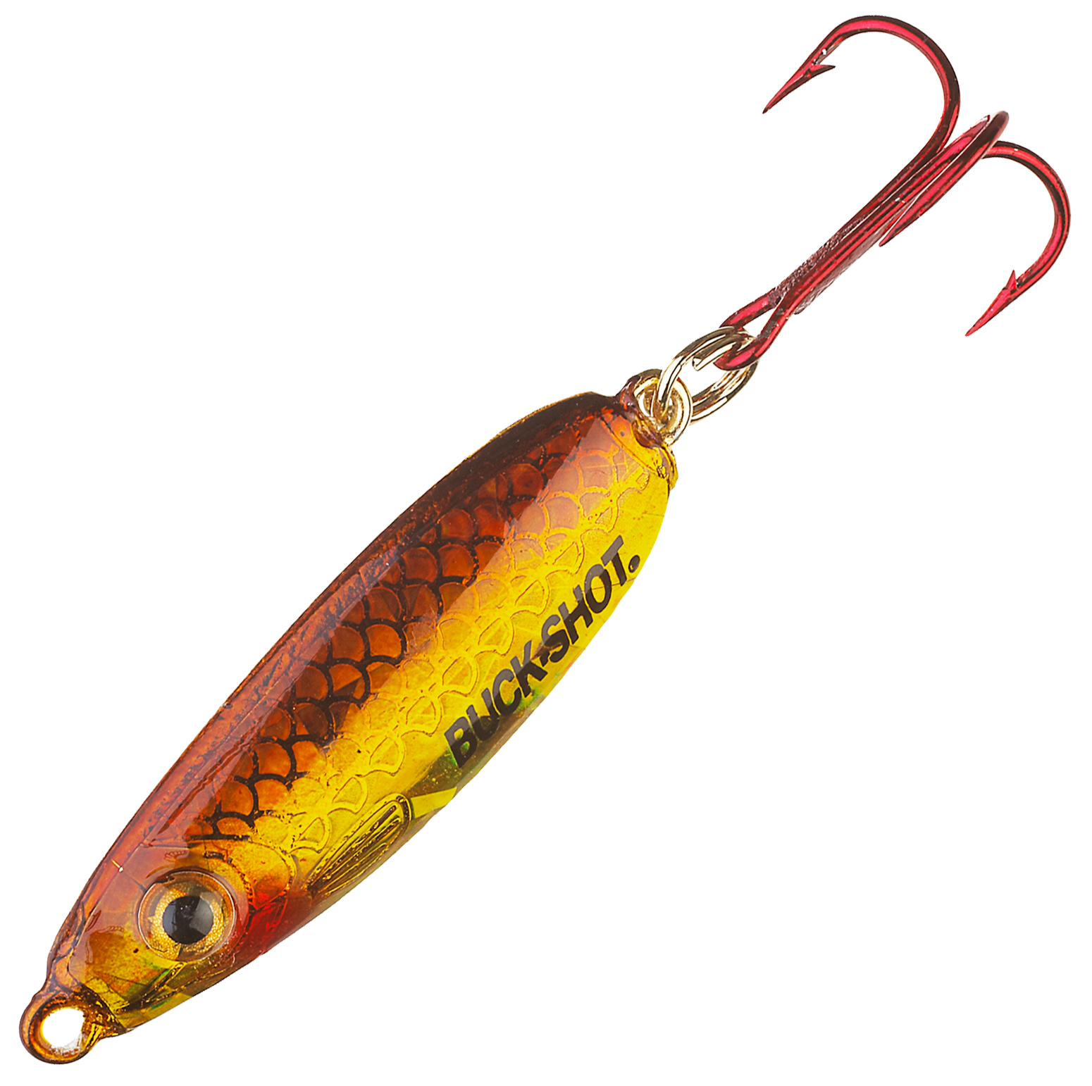 Northland Fishing Tackle Buck-Shot Rattle Spoon - #8, 1/16 oz. - Gold Shine