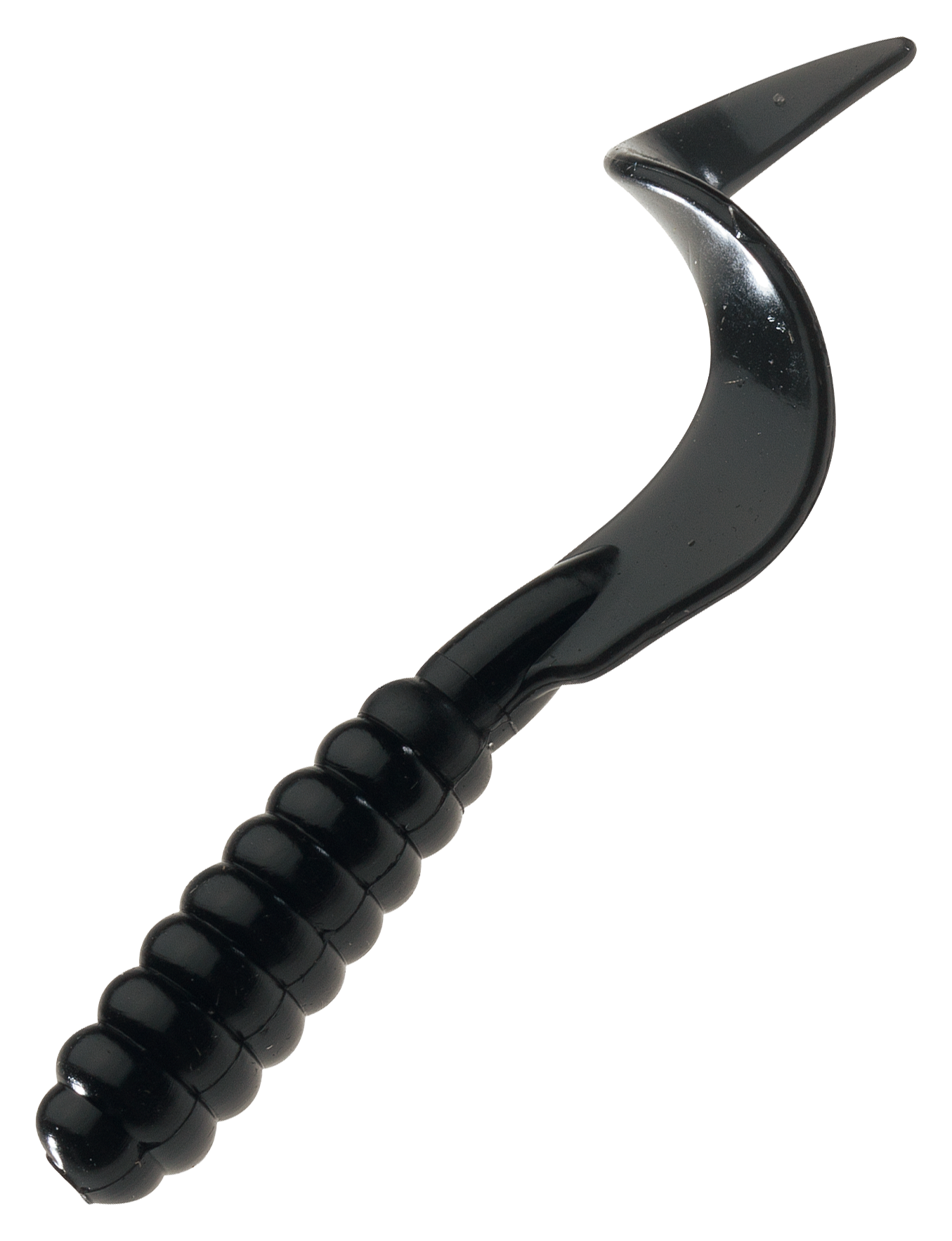 Cabelas Action Tail Grub - 4 - Black