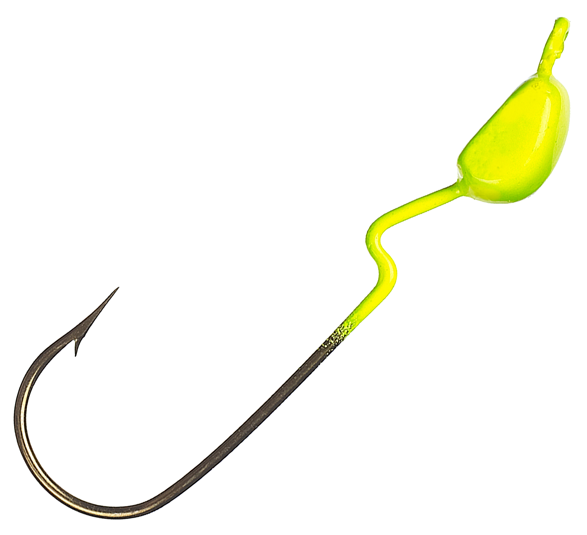 Charlie Brewers Crappie Slider Head - 1/32 oz. - Chartreuse