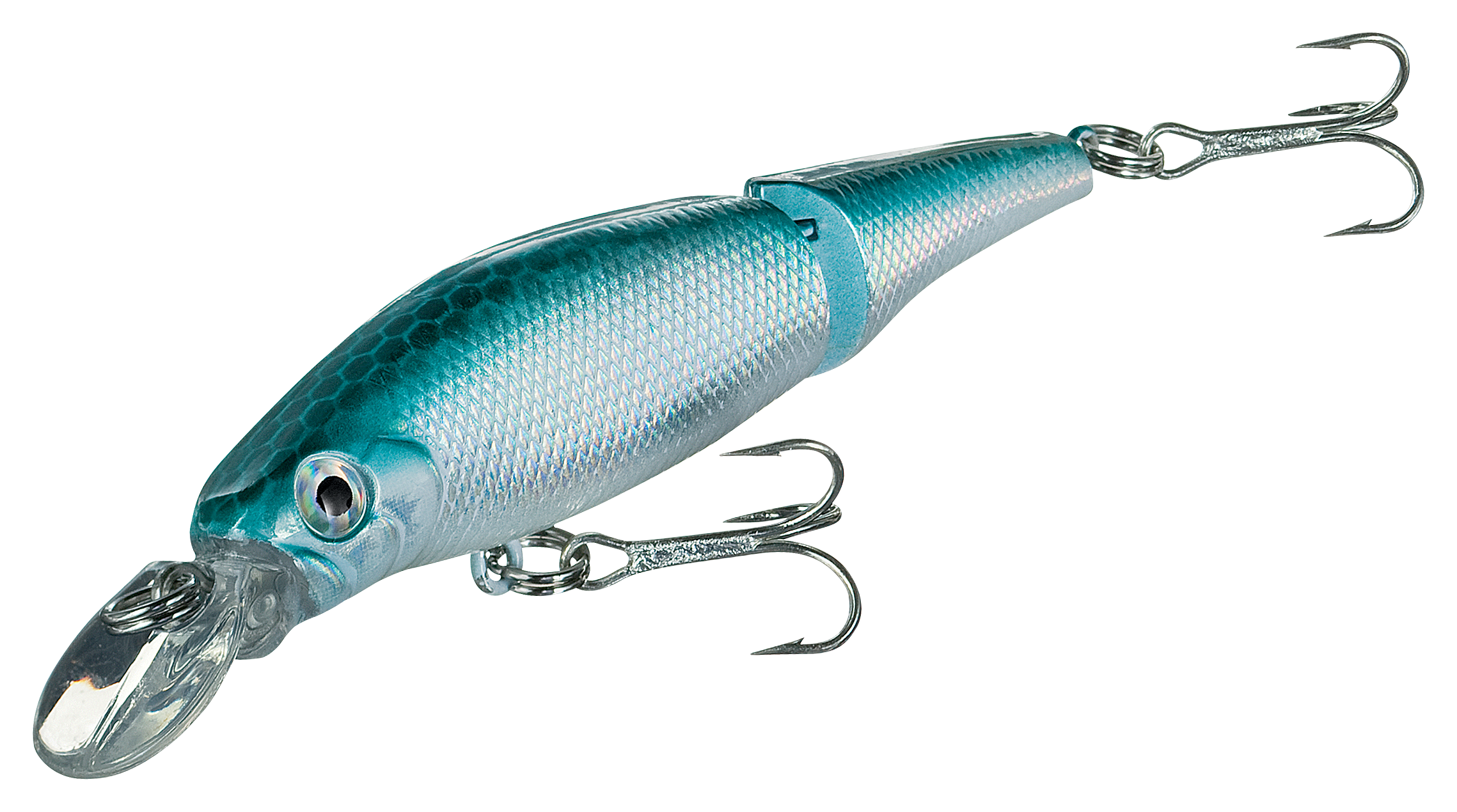 Bass Pro Shops XTS Lures Jointed Minnow - Chrome/Blue Back