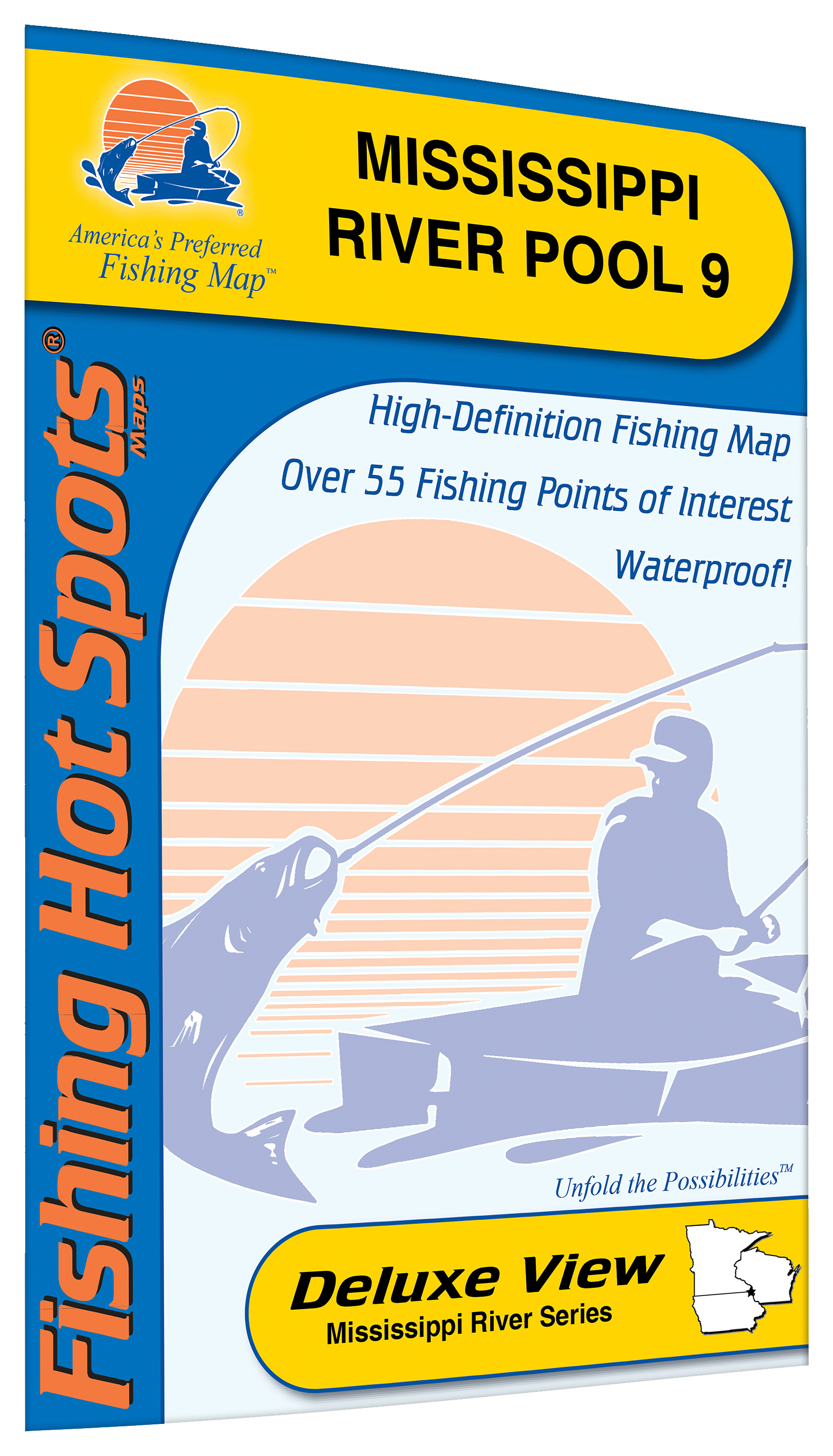 Fishing Hot Spots Freshwater Lake and River Fishing Map - Raystown Pennsylv