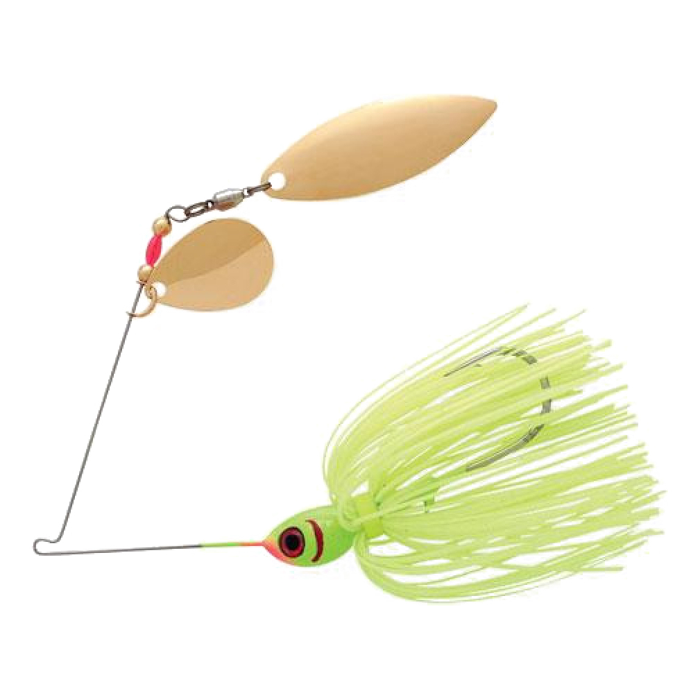 Image of BOOYAH Blade Spinnerbait - Tandem - 1/2 oz. - Chartreuse