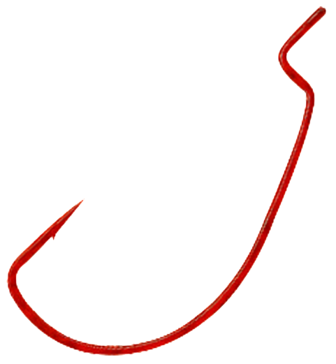Gamakatsu EWG Worm - Red - 2/0 - 25 Pack