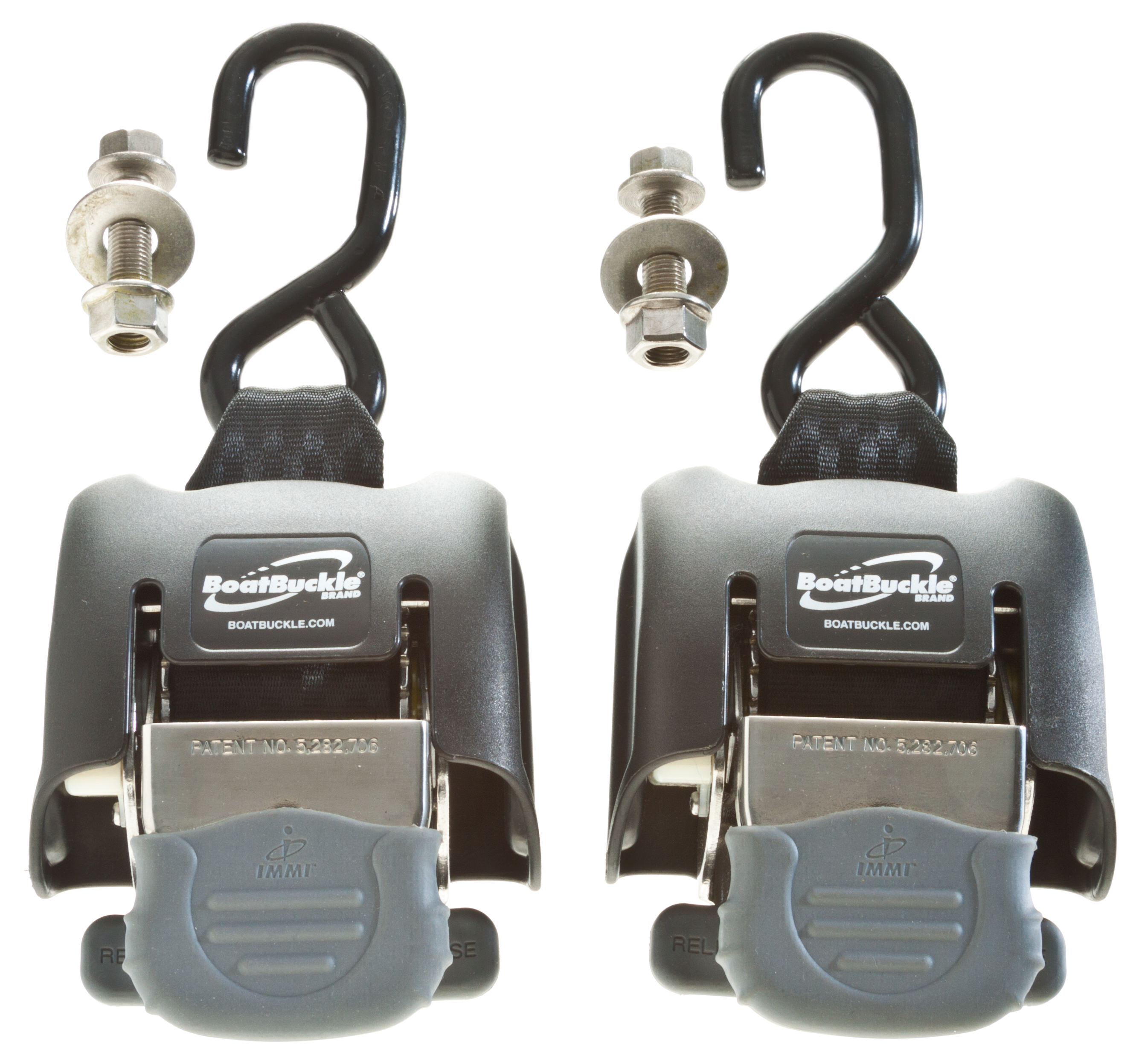 BoatBuckle Retractable Tie-Down System - Stainless Steel
