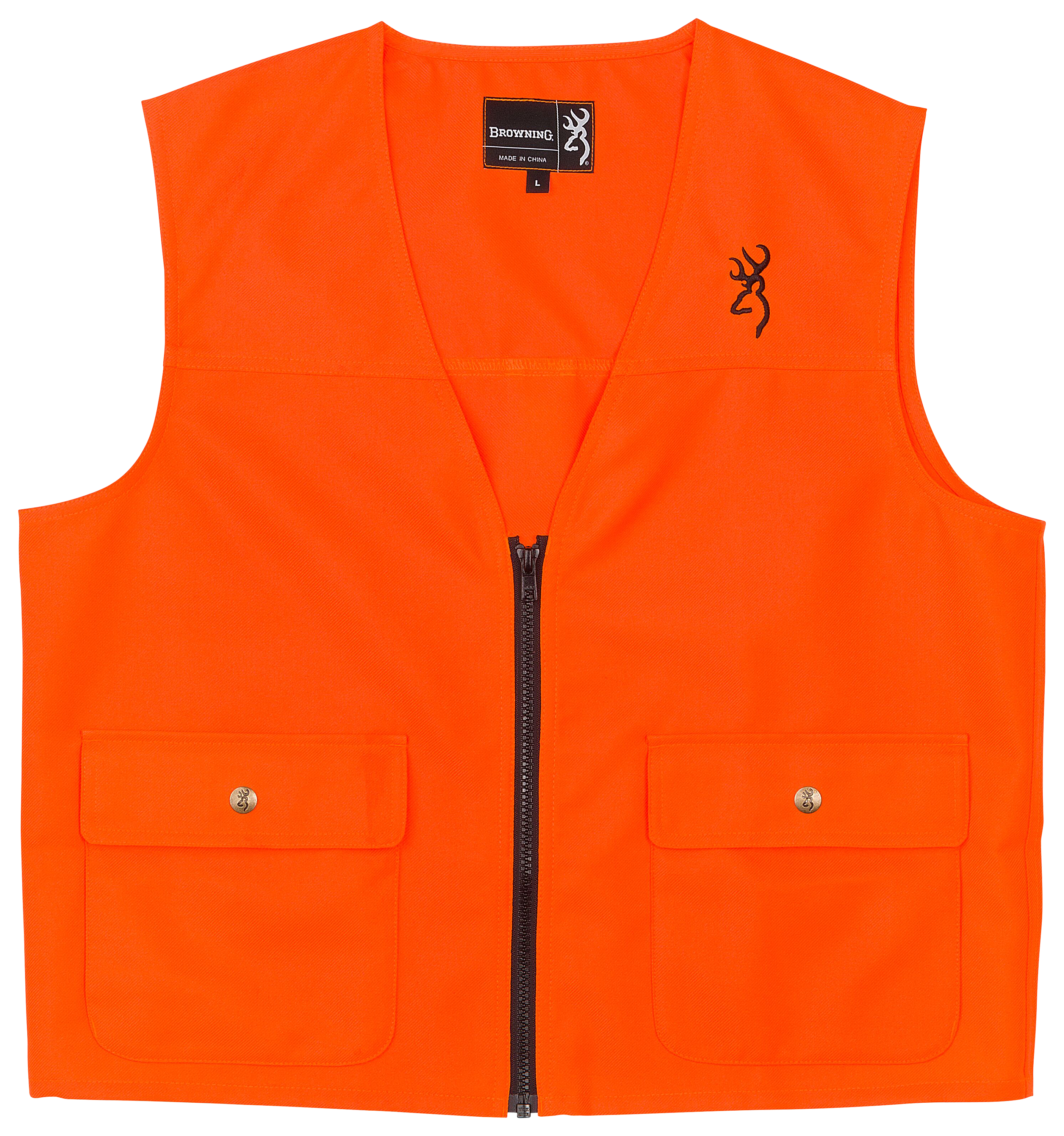 Browning Safety Overlay Vest for Adults - Blaze Orange - M