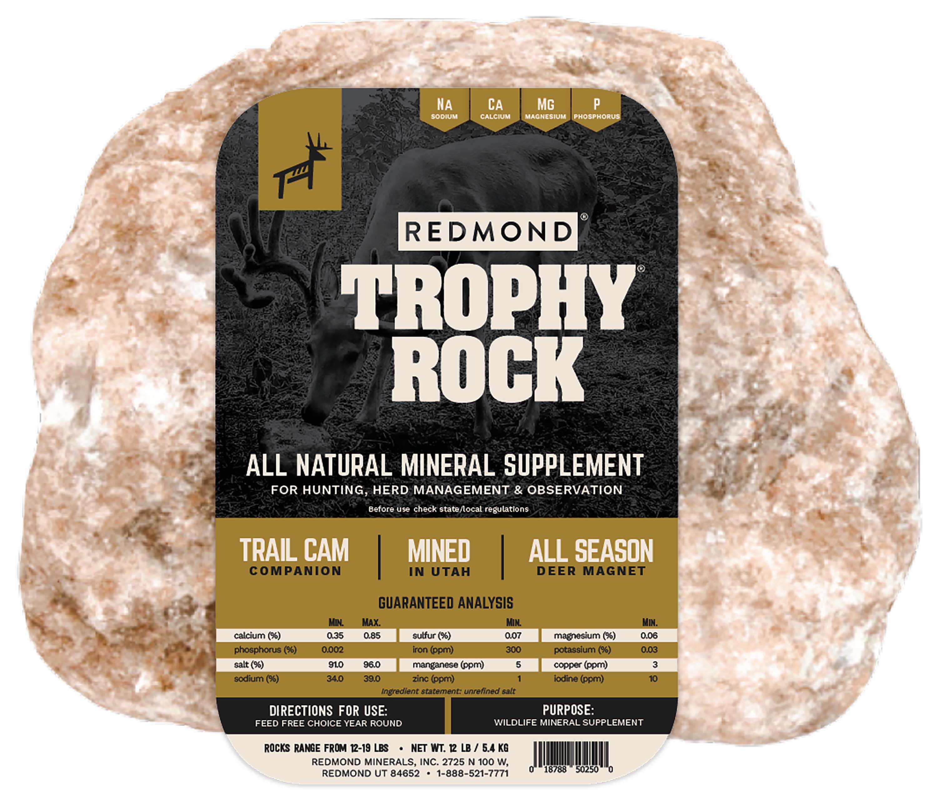 TROPHY Rock All Natural Mineral Lick