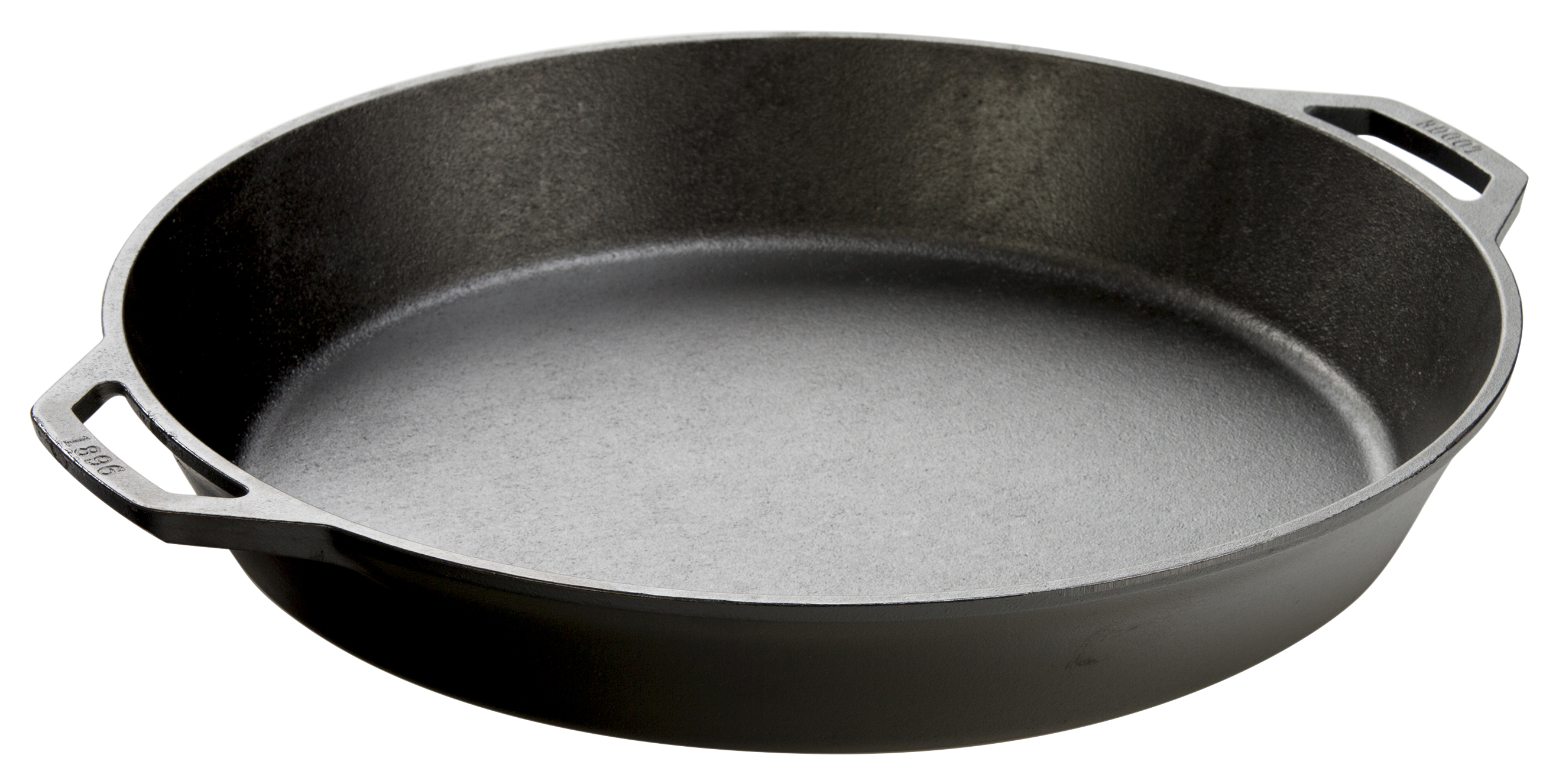 Lodge 17 Cast-Iron Skillet with Assist Handles