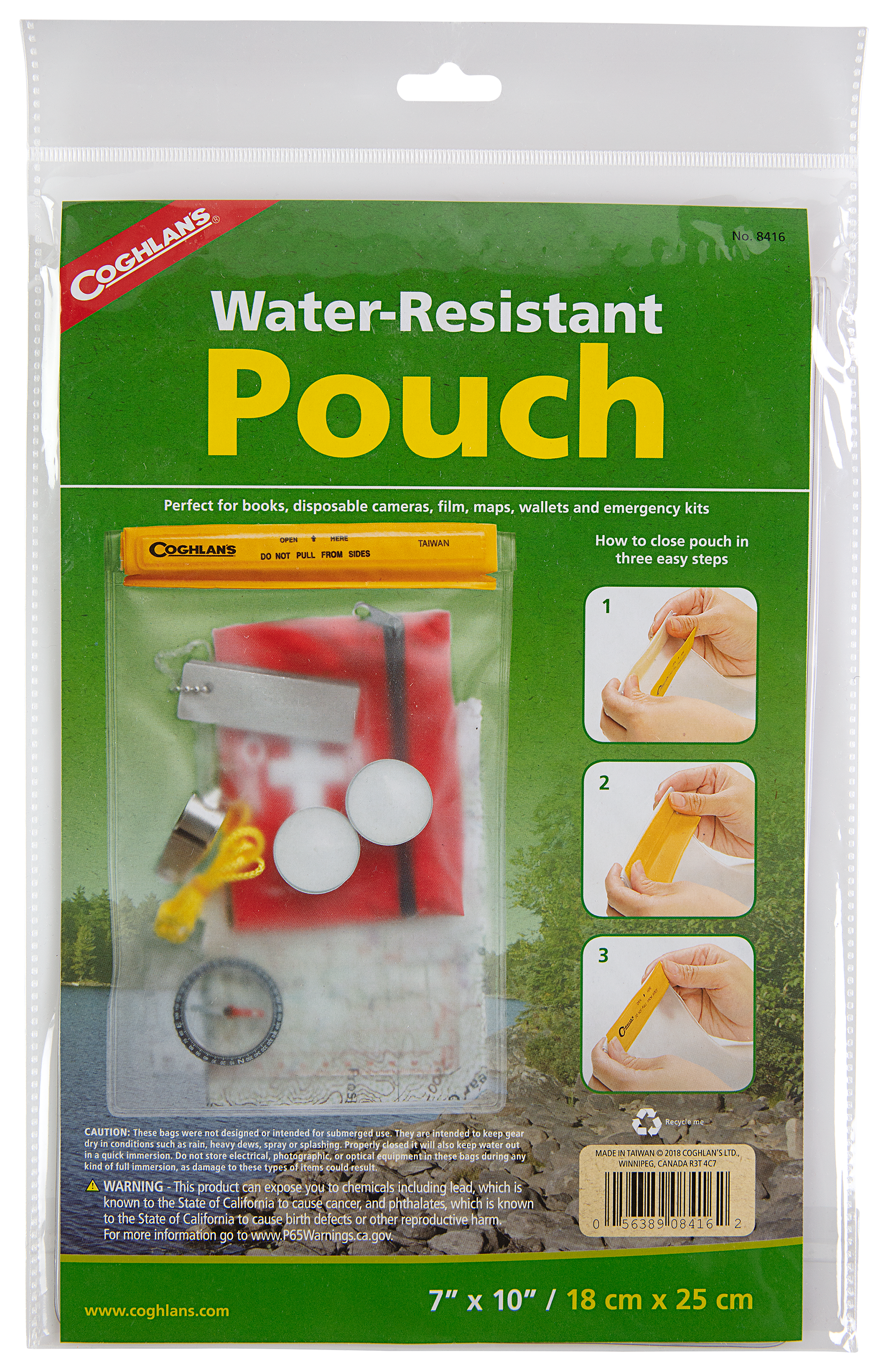 Coghlan's Water-Resistant Pouch - 7''x10