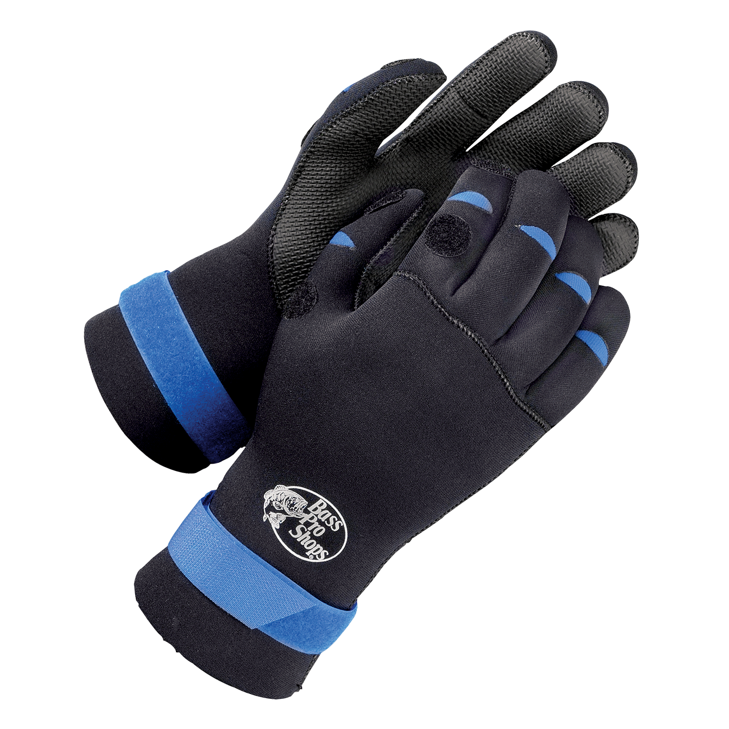 Bass Pro Shops Neoprene Fishing Gloves - Black